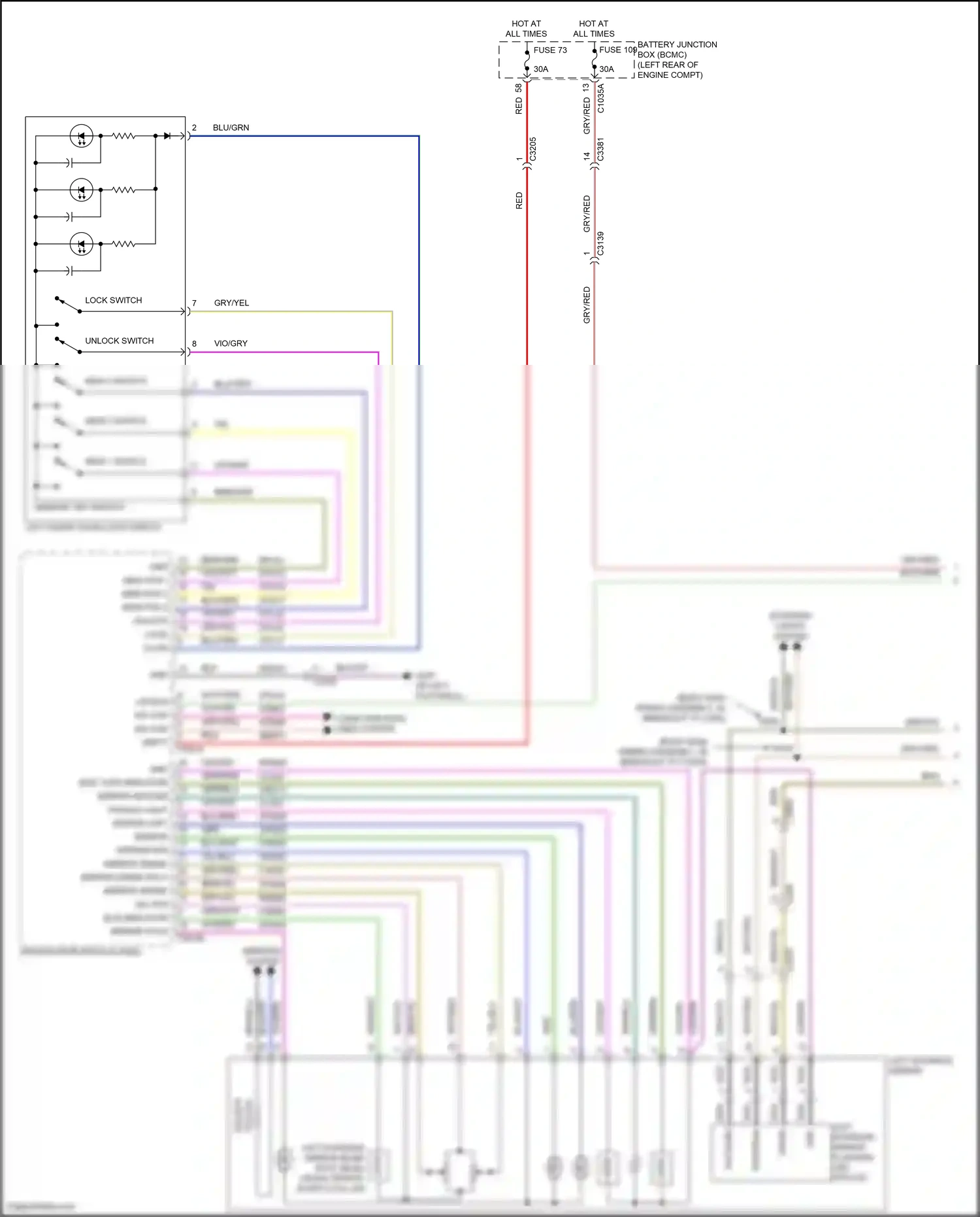 Wiring diagram vio/brn for Ford Explorer VI facelift (2022-2024) (31 of 68)