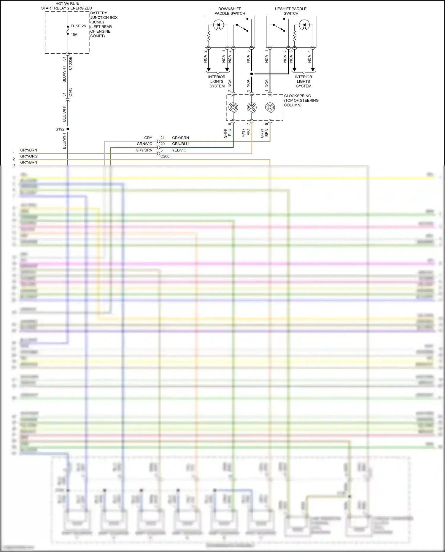 Wiring diagram vio/brn for Ford Explorer VI facelift (2022-2024) (46 of 68)