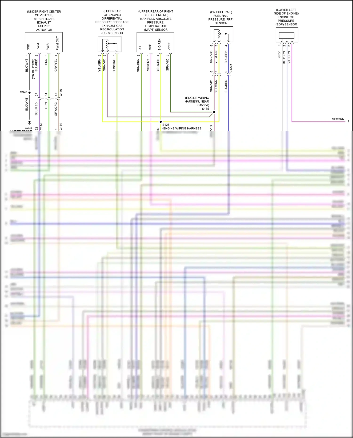 Wiring diagram vio/brn for Ford Explorer VI facelift (2022-2024) (54 of 68)
