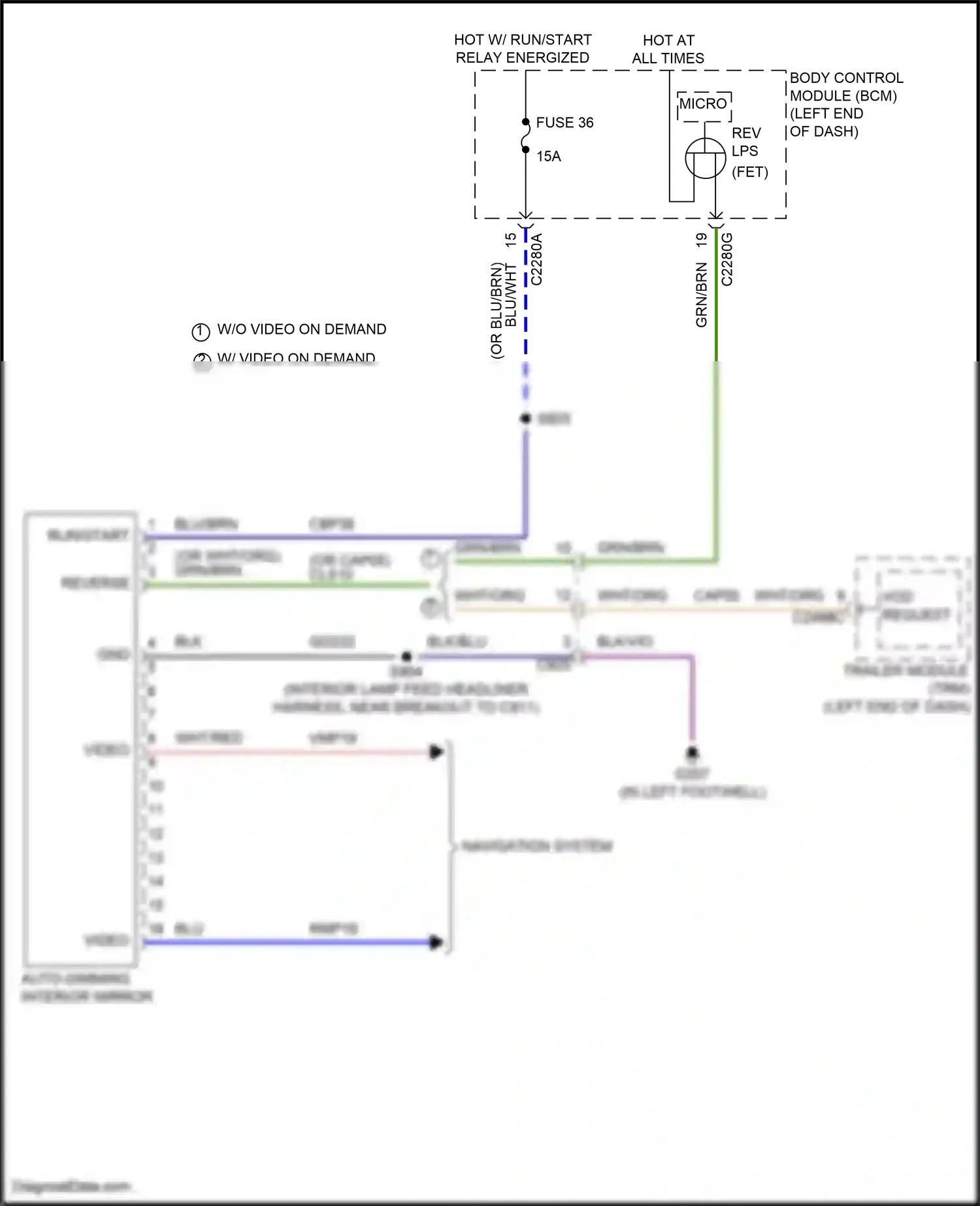 Wiring diagram vod request for Ford Explorer VI facelift (2022-2024) (1 of 1)