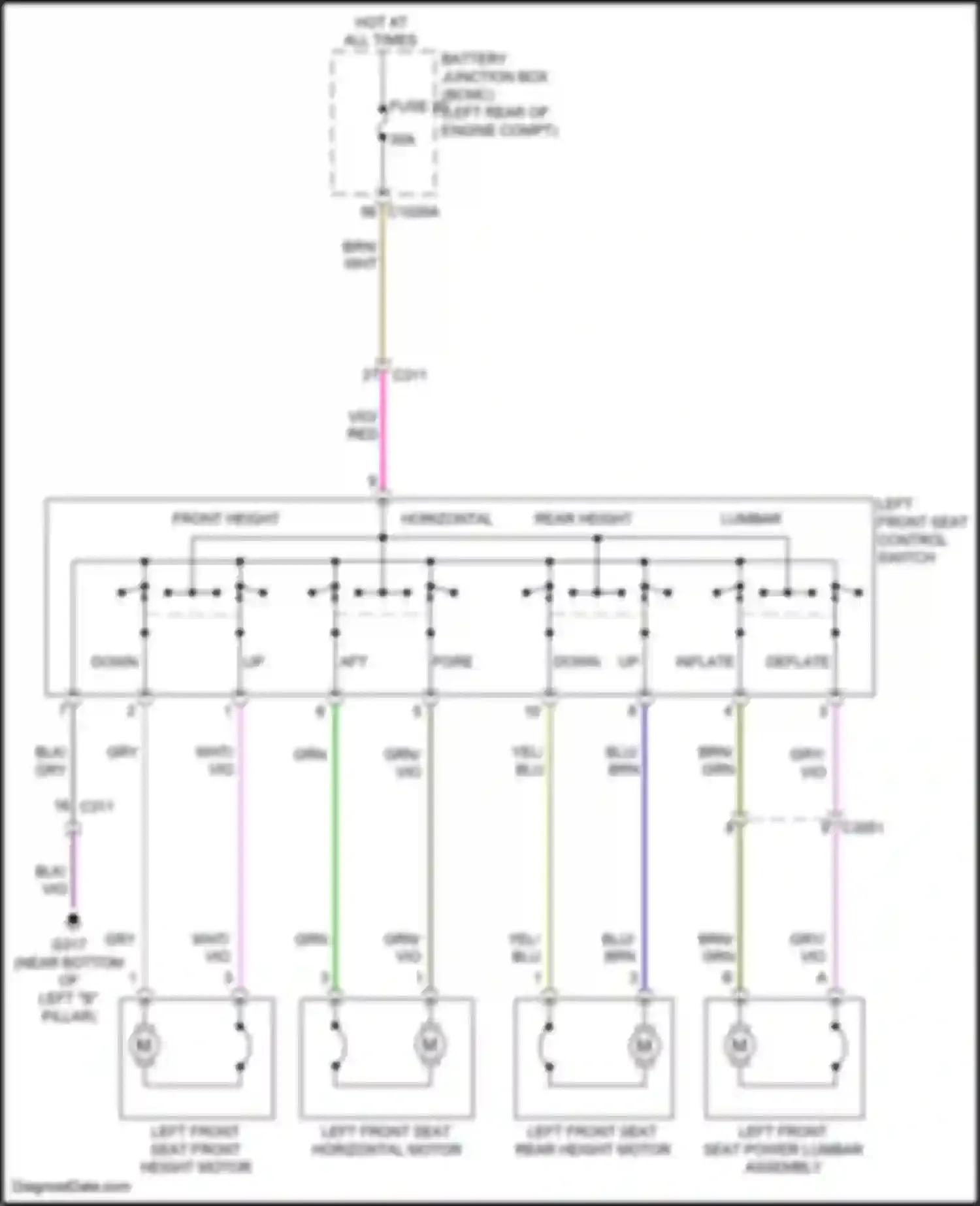 Wiring diagram wht for Ford Explorer VI facelift (2022-2024) (69 of 133)