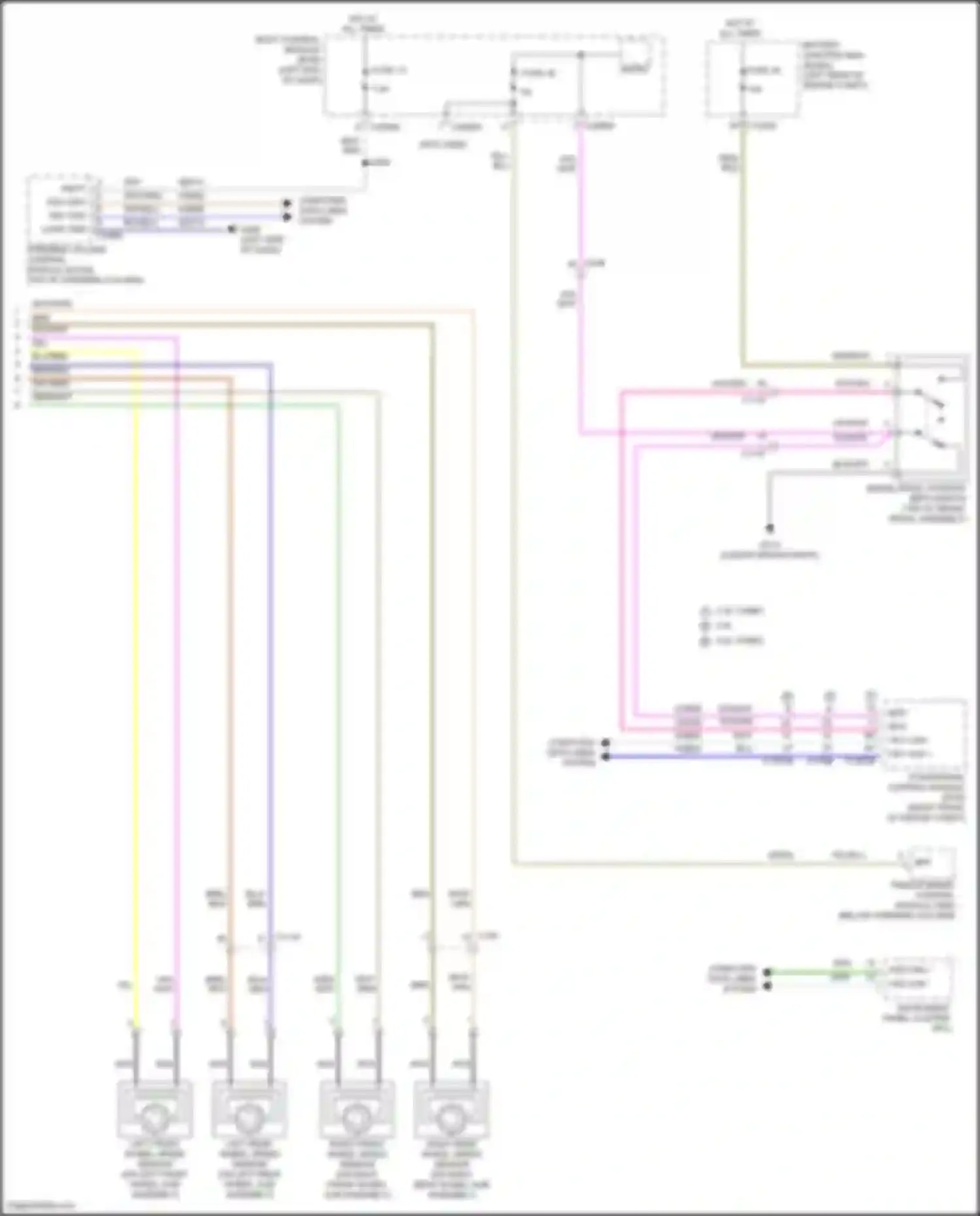 Explorer Ford VI (2019-2024): Anti-lock brakes circuit (2 of 2)
