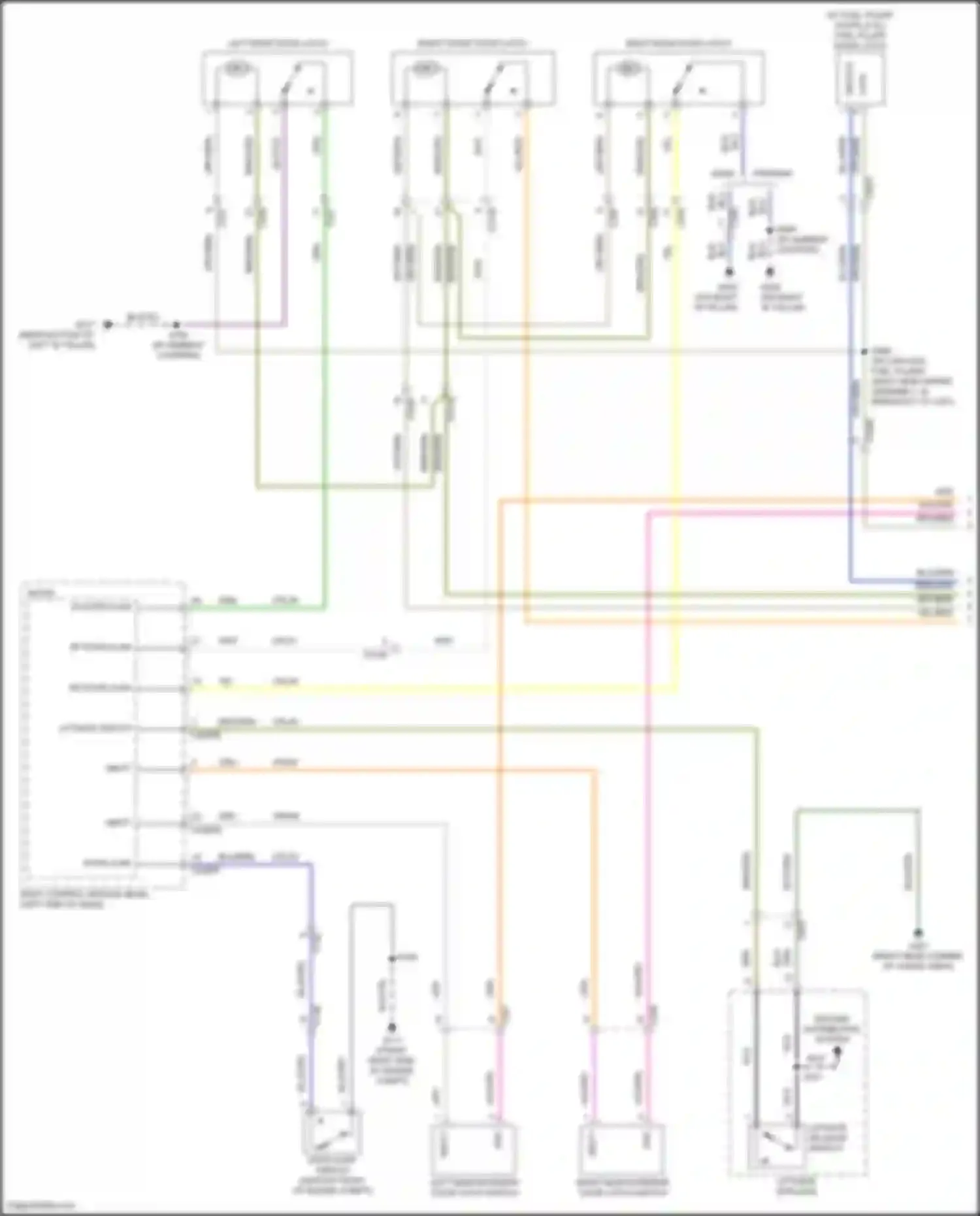 Explorer Ford VI (2019-2024): Forced entry circuit (1 of 4)