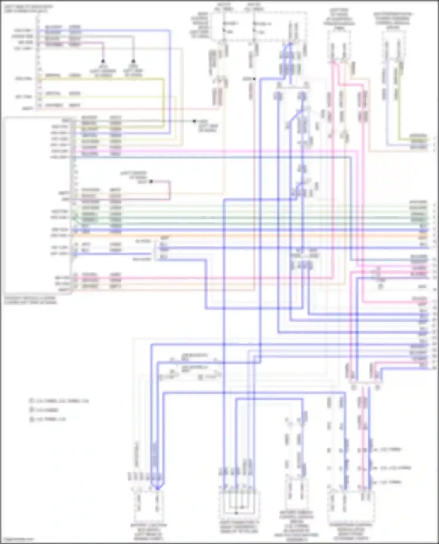 Explorer Ford VI (2019-2024): Computer data lines circuit (1 of 5)