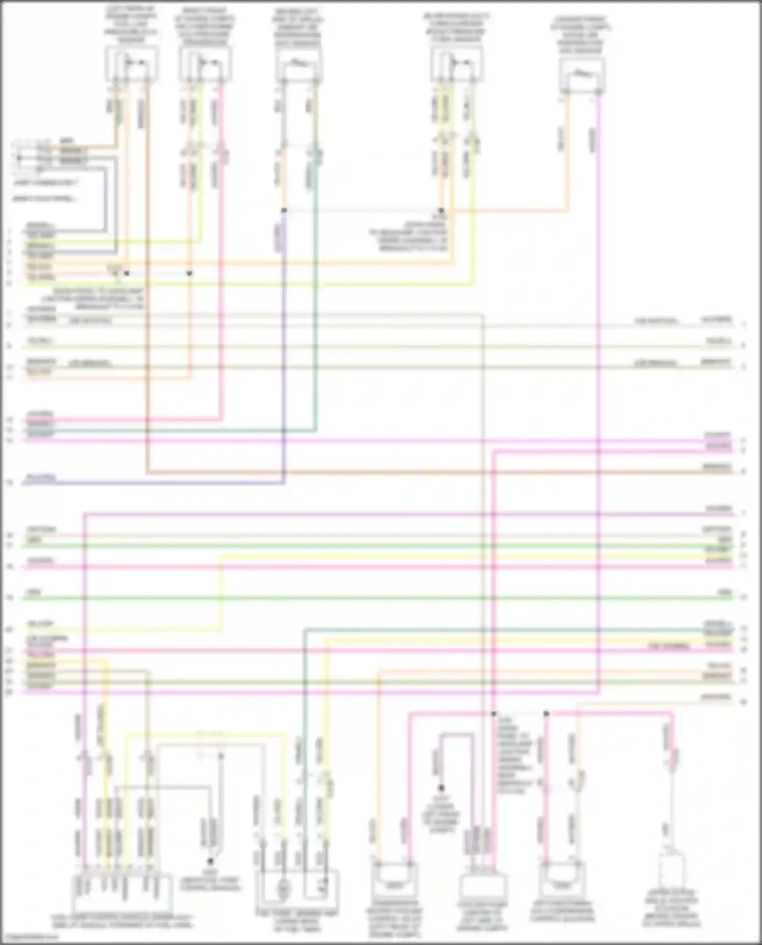 Explorer Ford VI (2019-2024): Wiring diagram engine performance 2.3l turbo (2 of 9)