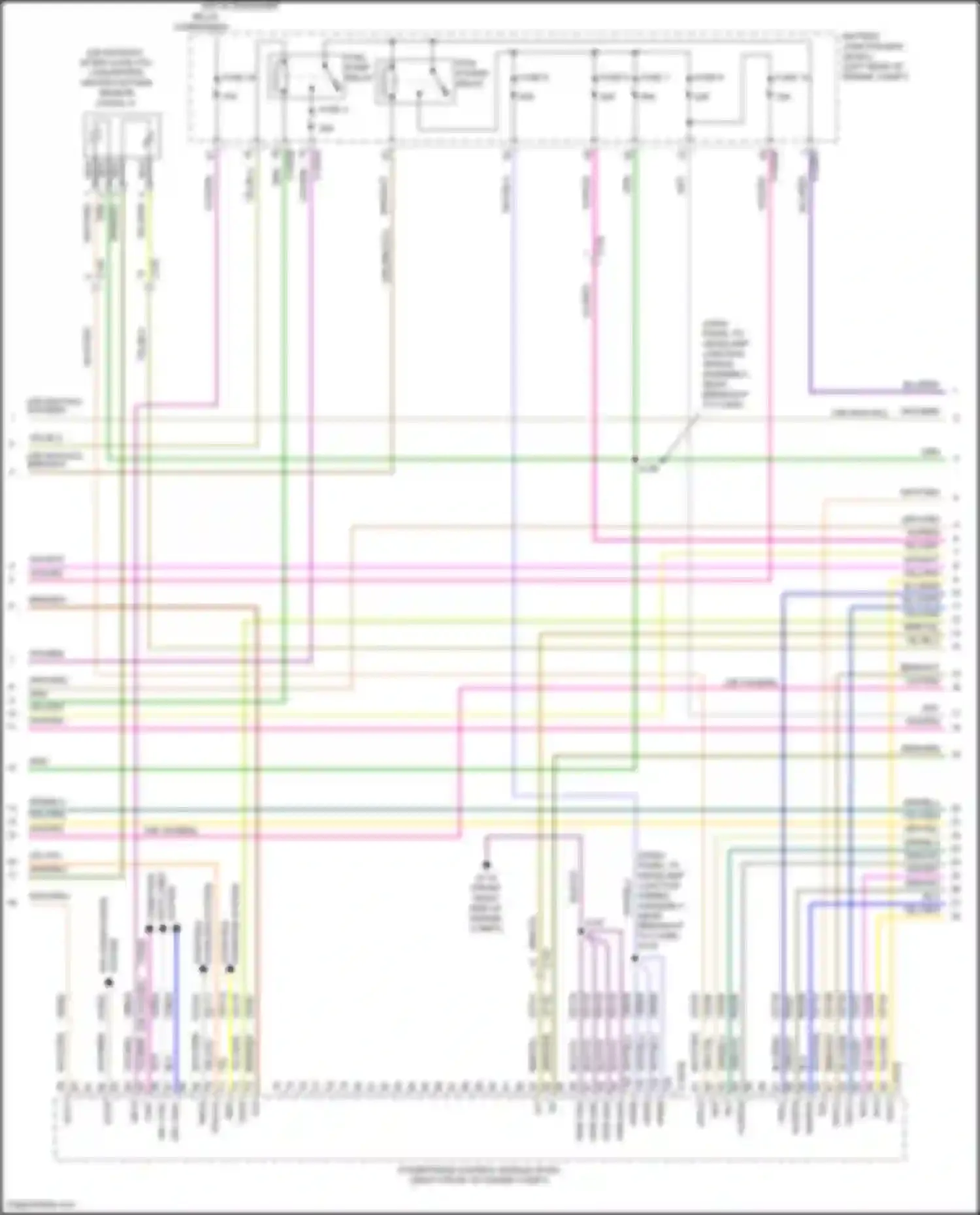 Explorer Ford VI (2019-2024): Wiring diagram engine performance 2.3l turbo (3 of 9)