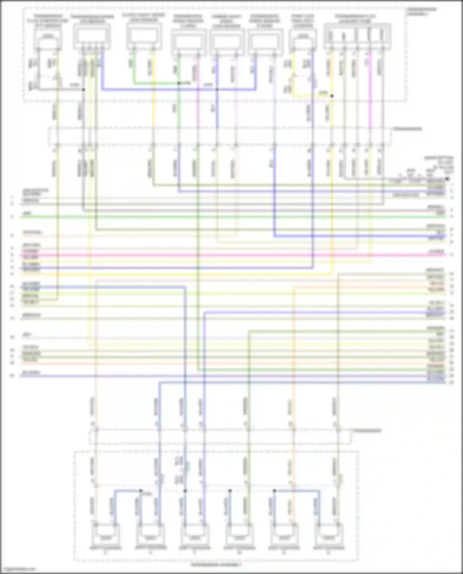 Explorer Ford VI (2019-2024): Wiring diagram engine performance 2.3l turbo (5 of 9)