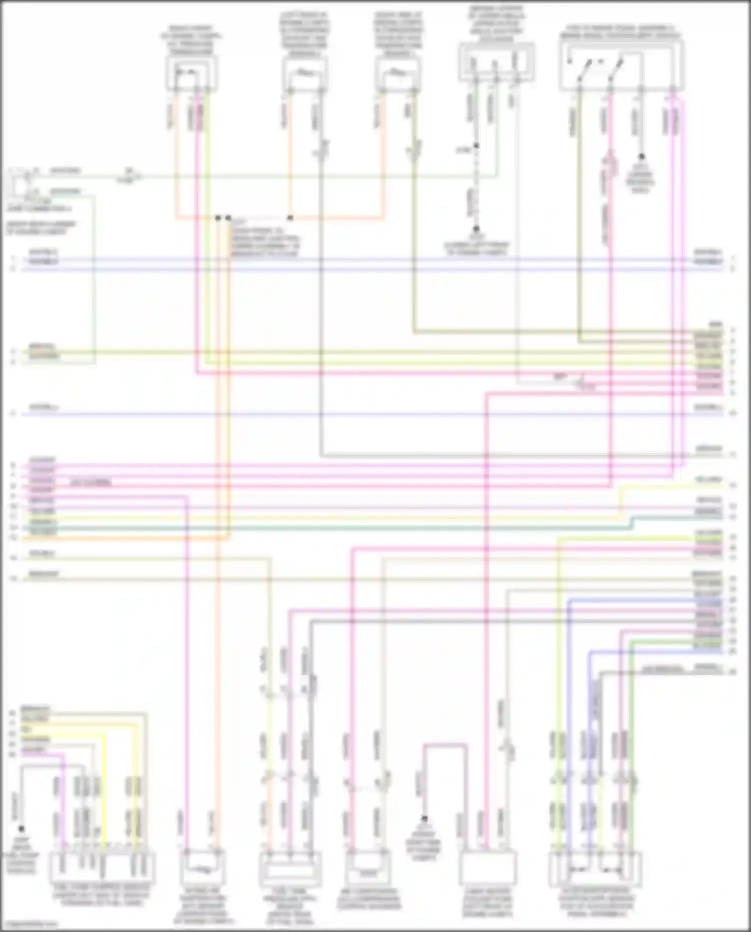 Explorer Ford VI (2019-2024): Wiring diagram engine performance 3.0l turbo (2 of 12)
