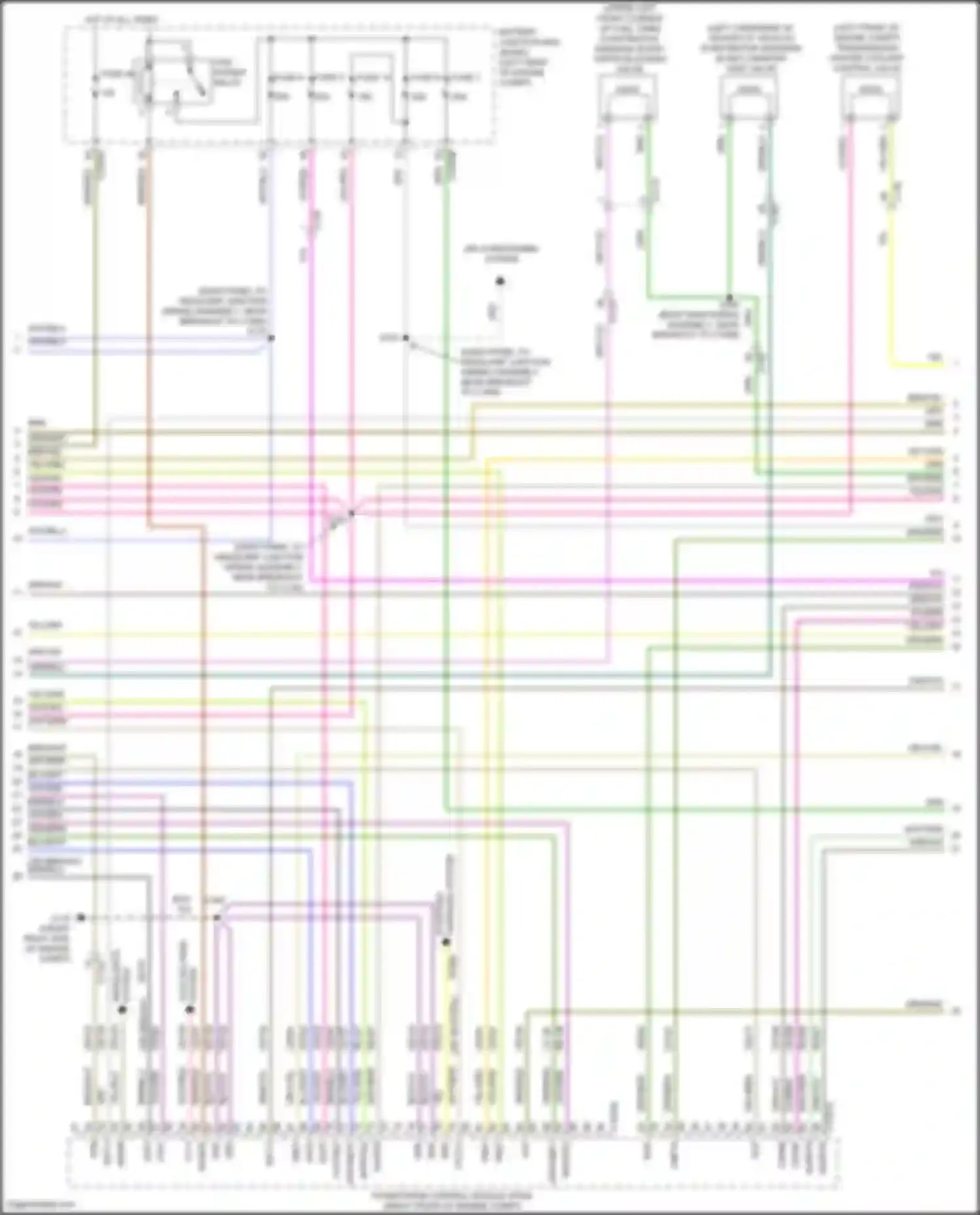 Explorer Ford VI (2019-2024): Wiring diagram engine performance 3.0l turbo (3 of 12)