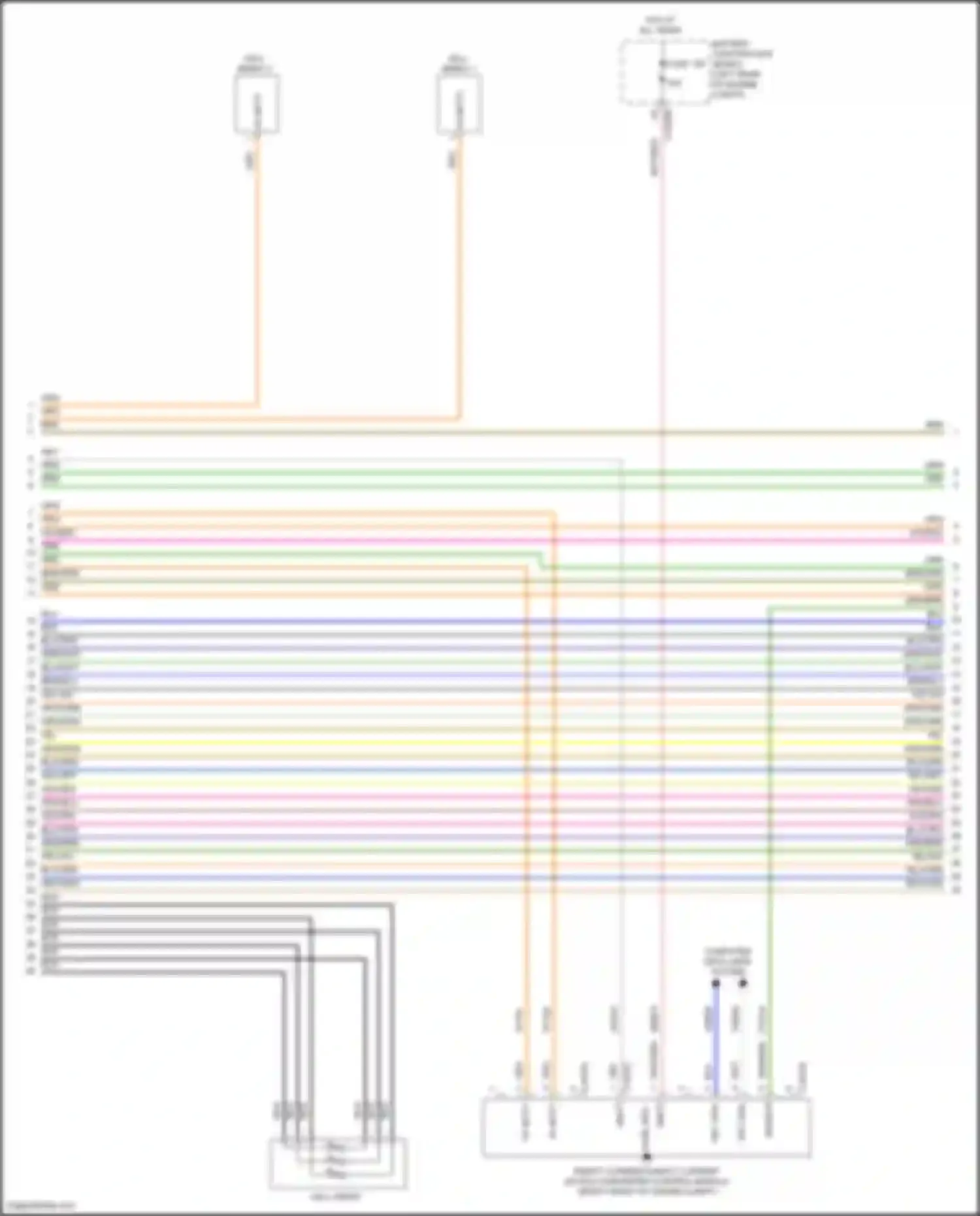 Explorer Ford VI (2019-2024): Wiring diagram engine performance 3.3l hybrid (11 of 17)