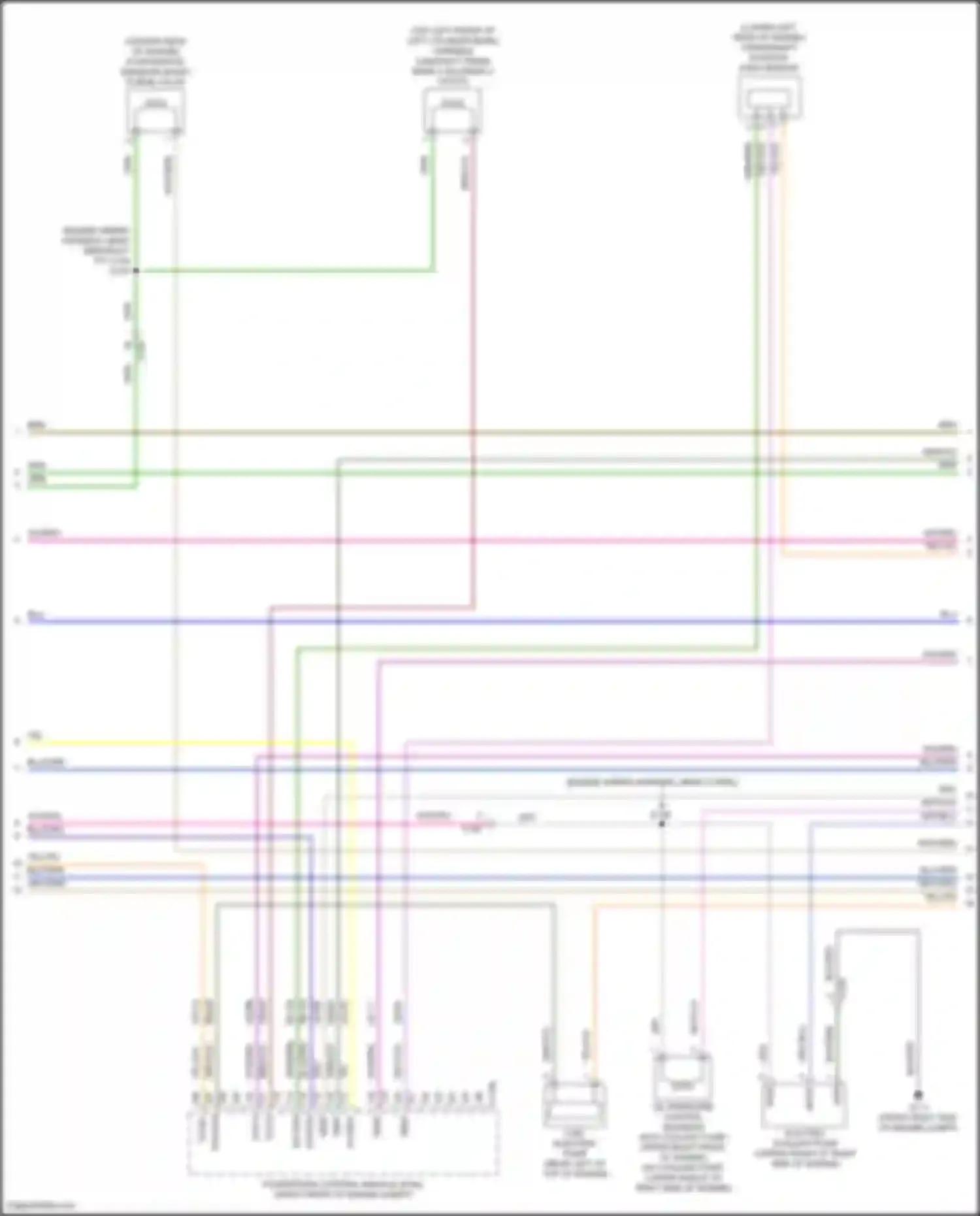 Explorer Ford VI (2019-2024): Wiring diagram engine performance 3.3l hybrid (14 of 17)
