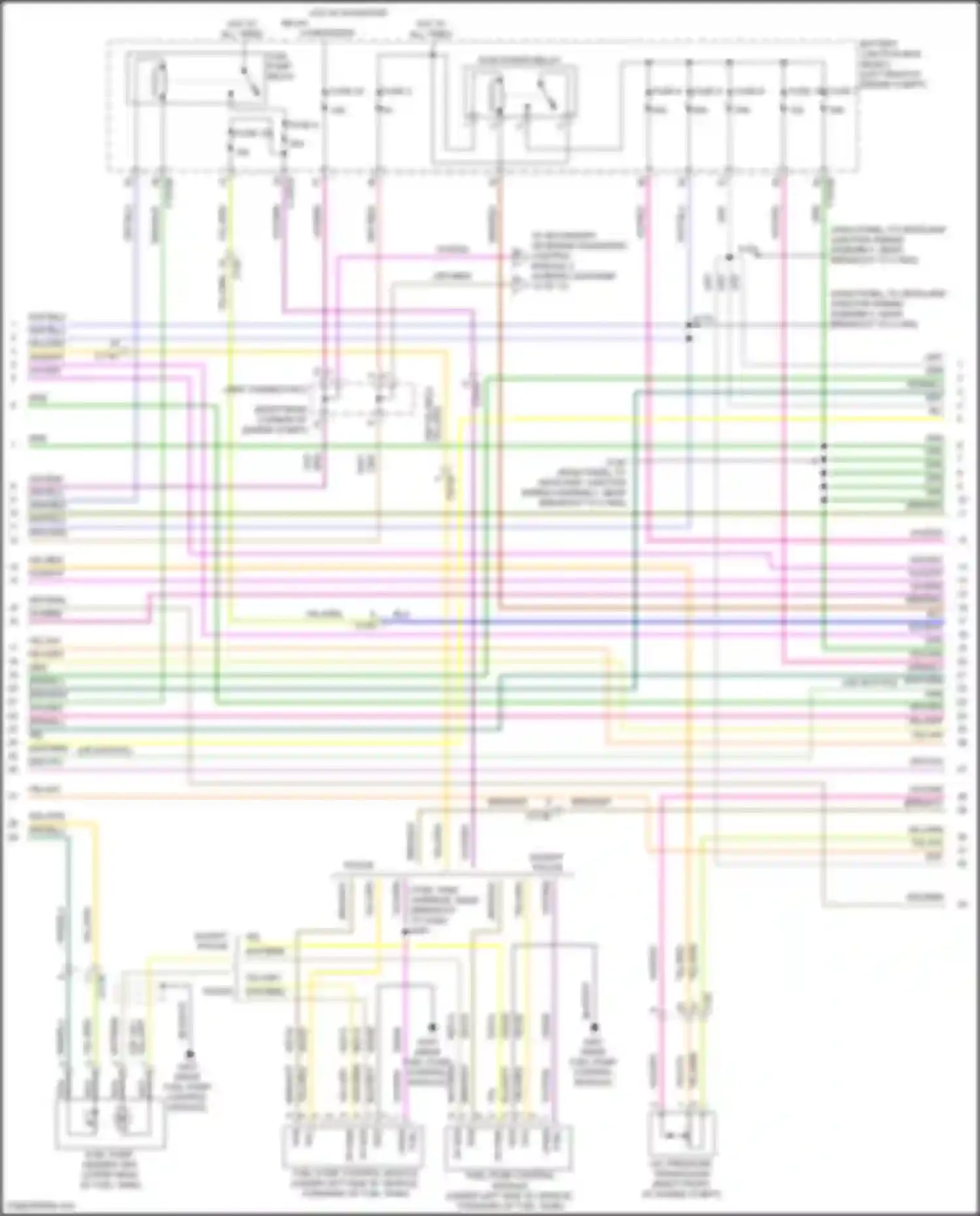 Explorer Ford VI (2019-2024): Wiring diagram engine performance 3.3l hybrid (3 of 17)