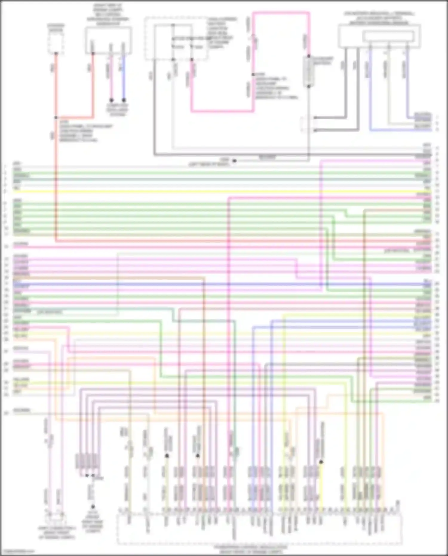 Explorer Ford VI (2019-2024): Wiring diagram engine performance 3.3l hybrid (4 of 17)