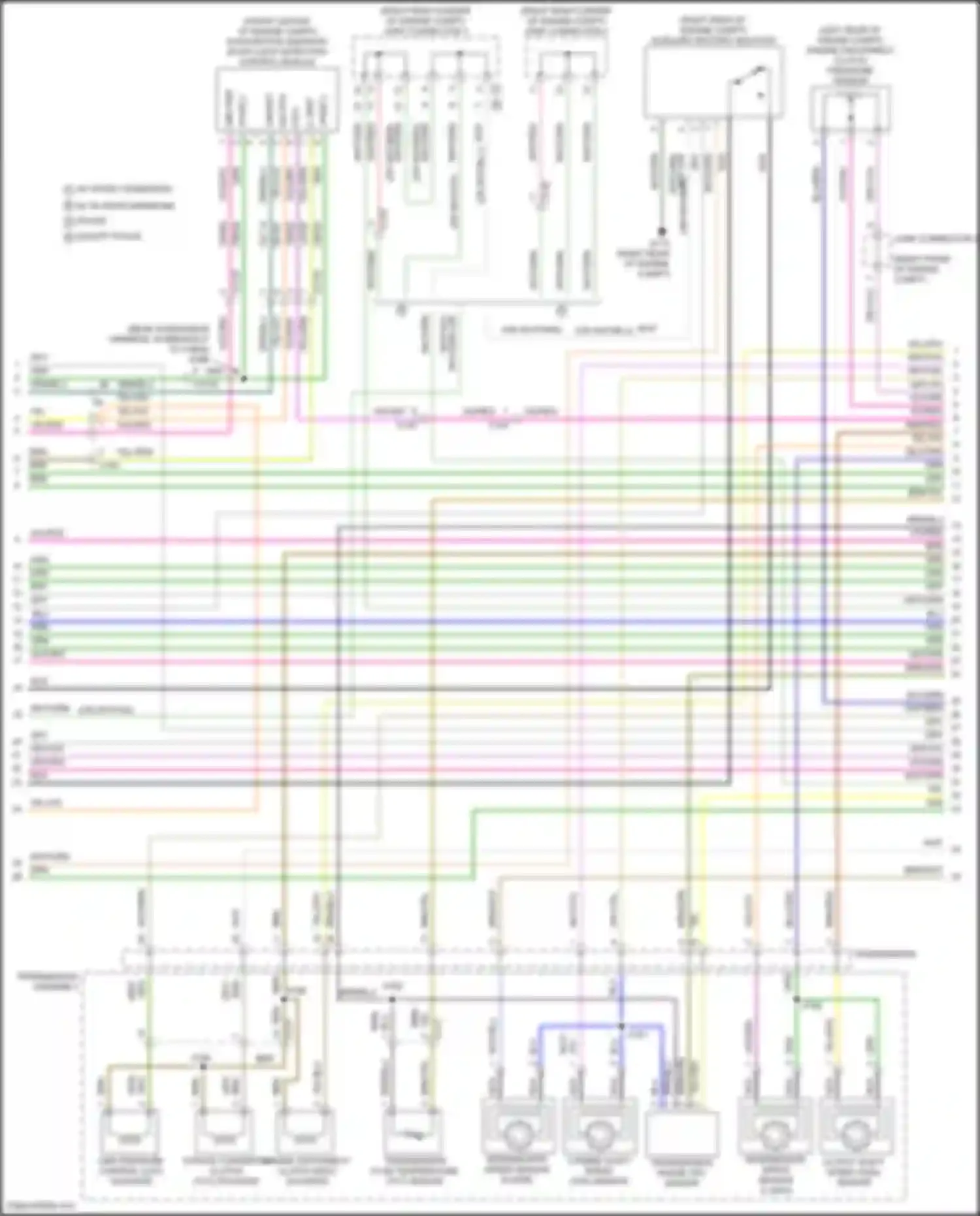 Explorer Ford VI (2019-2024): Wiring diagram engine performance 3.3l hybrid (6 of 17)