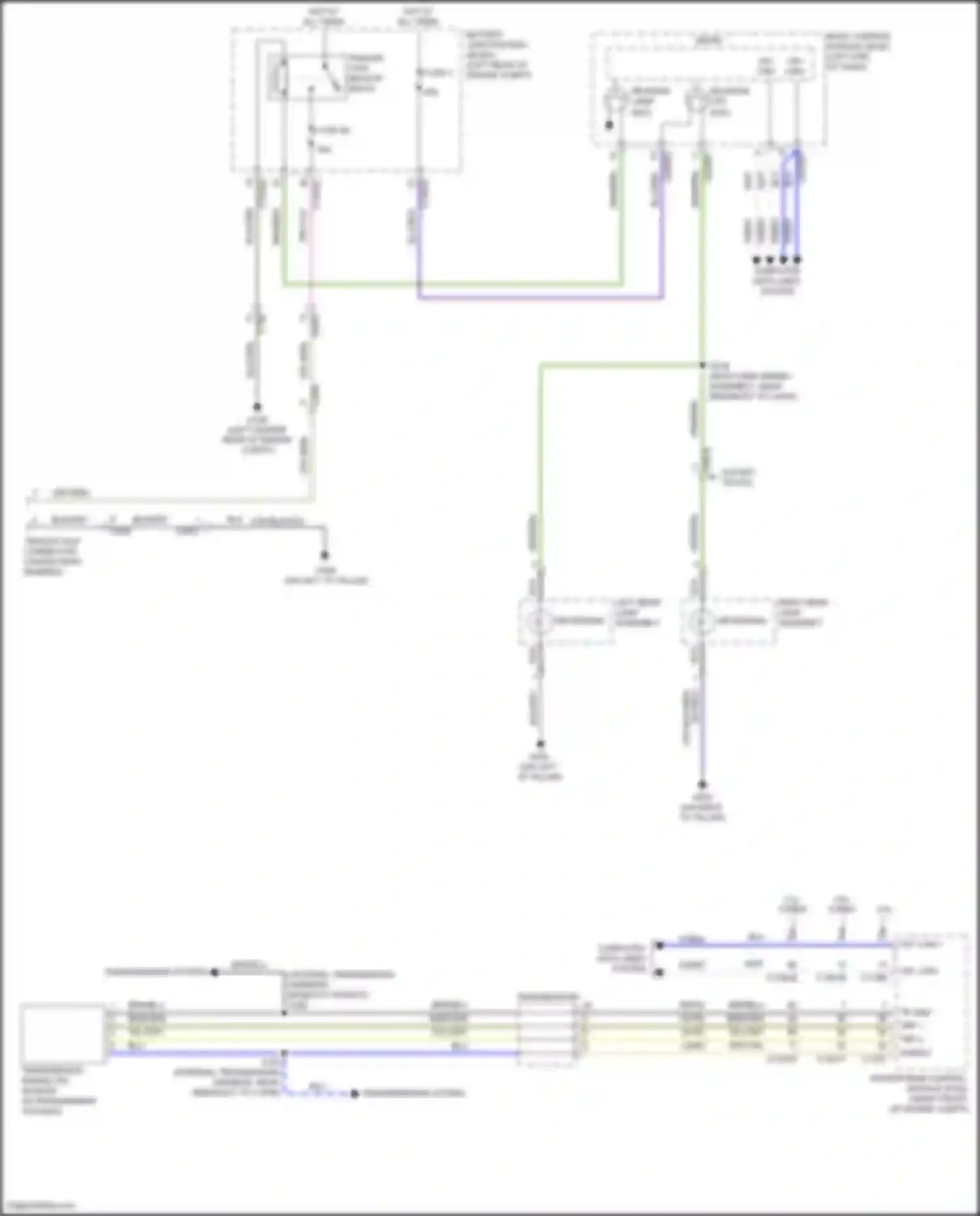 Explorer Ford VI (2019-2024): Backup lamps circuit