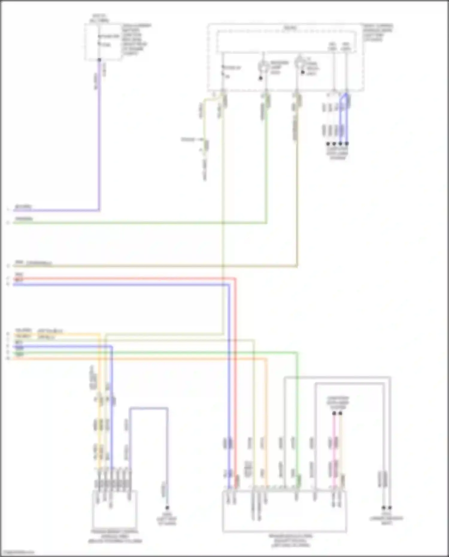Explorer Ford VI (2019-2024): Trailer/camper adapter circuit (2 of 2)