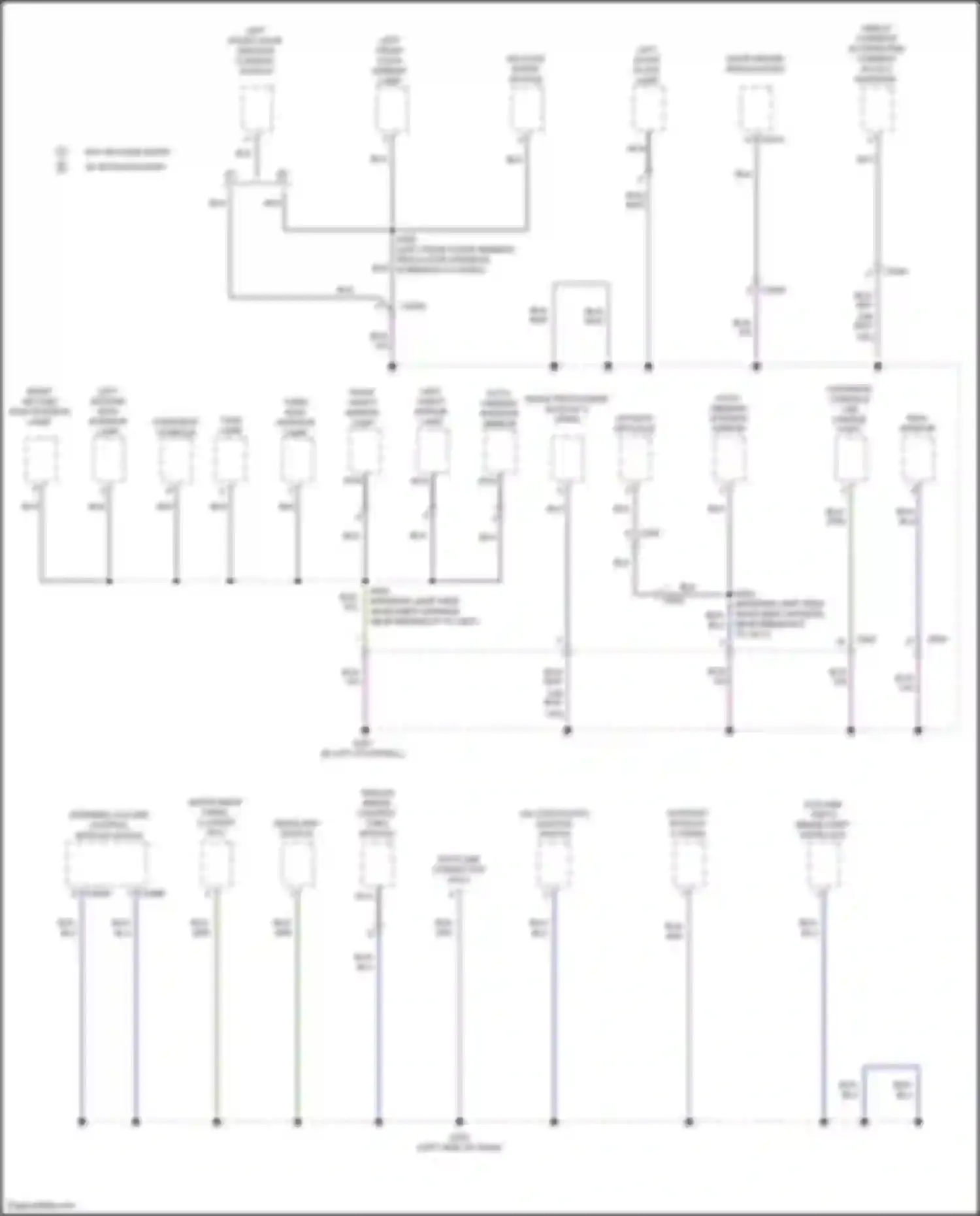 Explorer Ford VI (2019-2024): Ground distribution circuit (5 of 7)