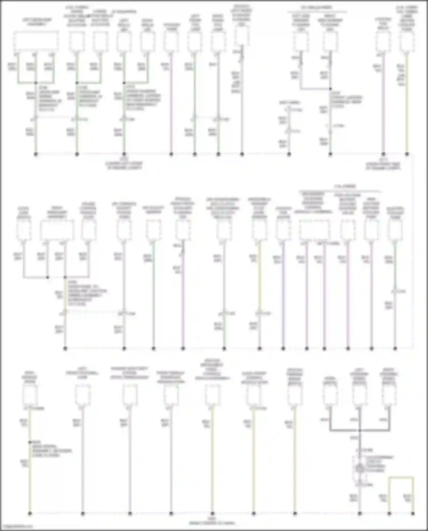 Explorer Ford VI (2019-2024): Ground distribution circuit (6 of 7)