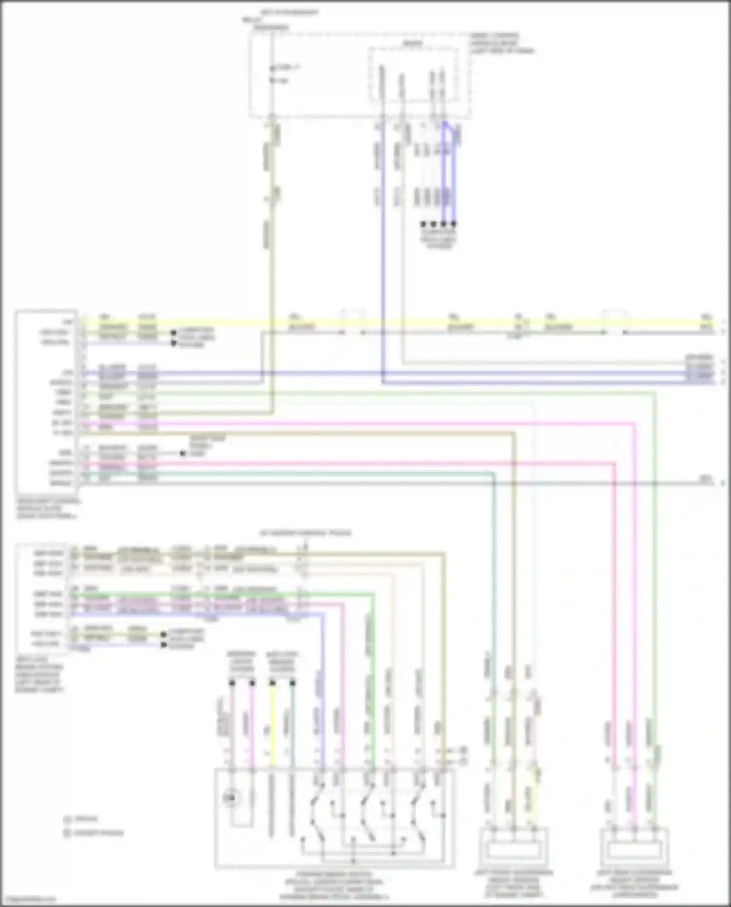 Explorer Ford VI (2019-2024): Headlights circuit, w/ dynamic leveling (1 of 3)