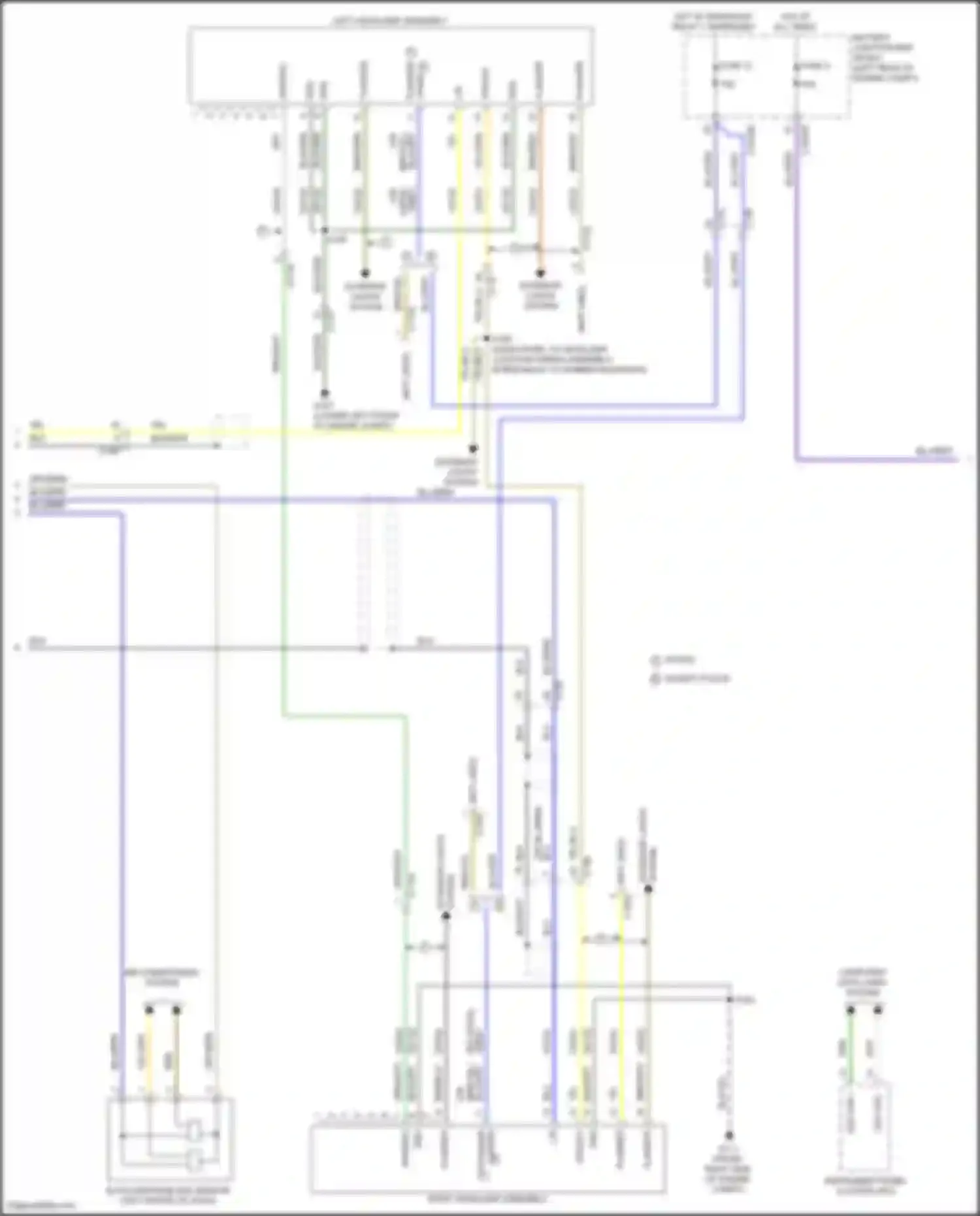 Explorer Ford VI (2019-2024): Headlights circuit, w/ dynamic leveling (2 of 3)