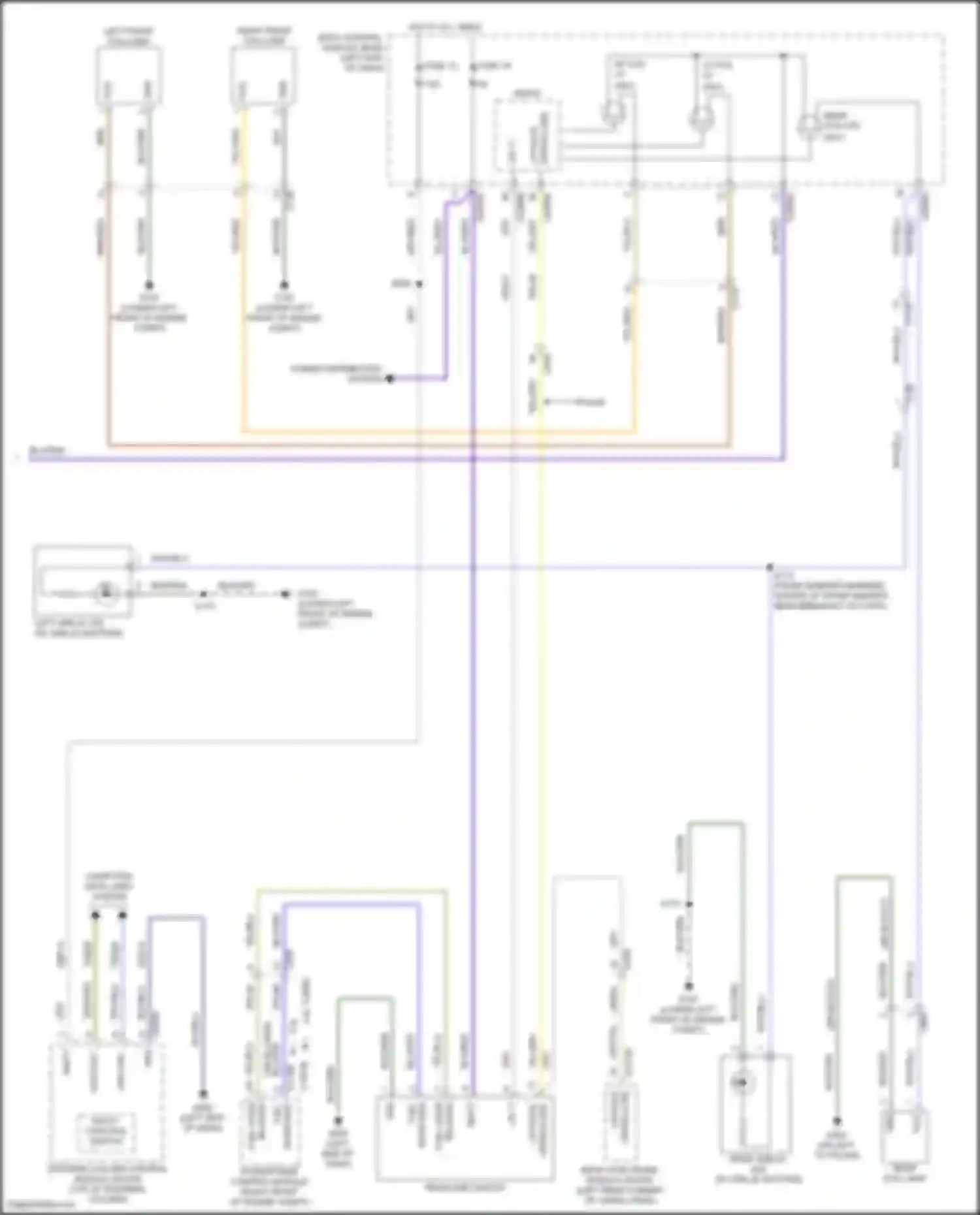 Explorer Ford VI (2019-2024): Headlights circuit, w/ dynamic leveling (3 of 3)