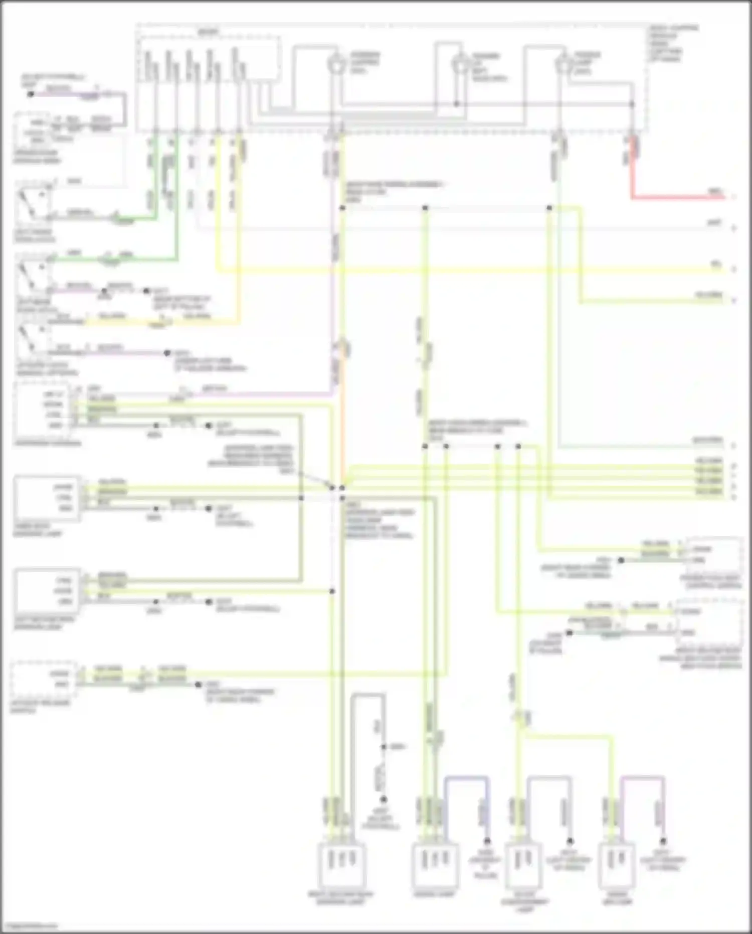 Explorer Ford VI (2019-2024): Courtesy lamps circuit (1 of 3)