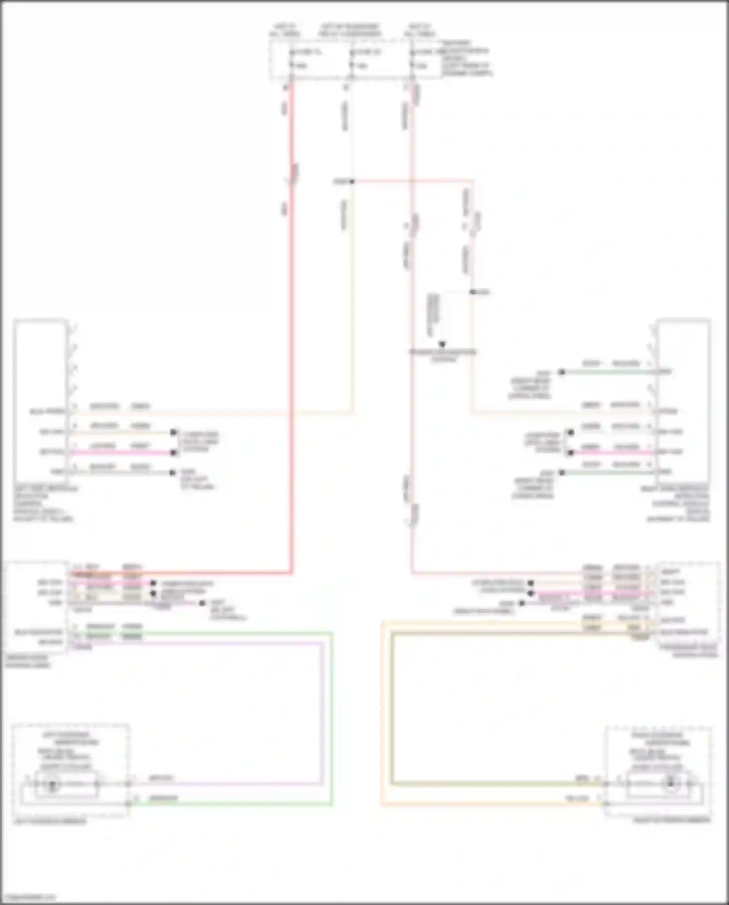 Explorer Ford VI (2019-2024): Blind spot information system circuit