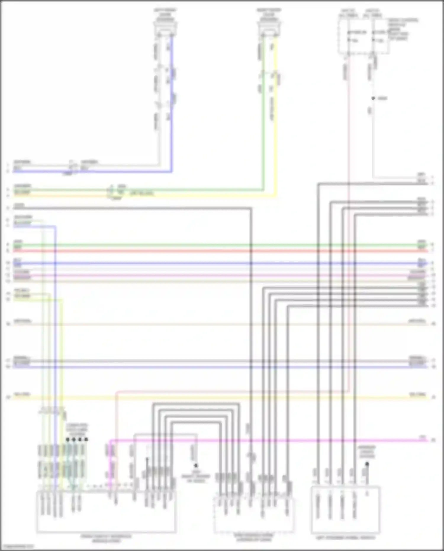 Explorer Ford VI (2019-2024): Navigation circuit, 4 speakers (2 of 4)
