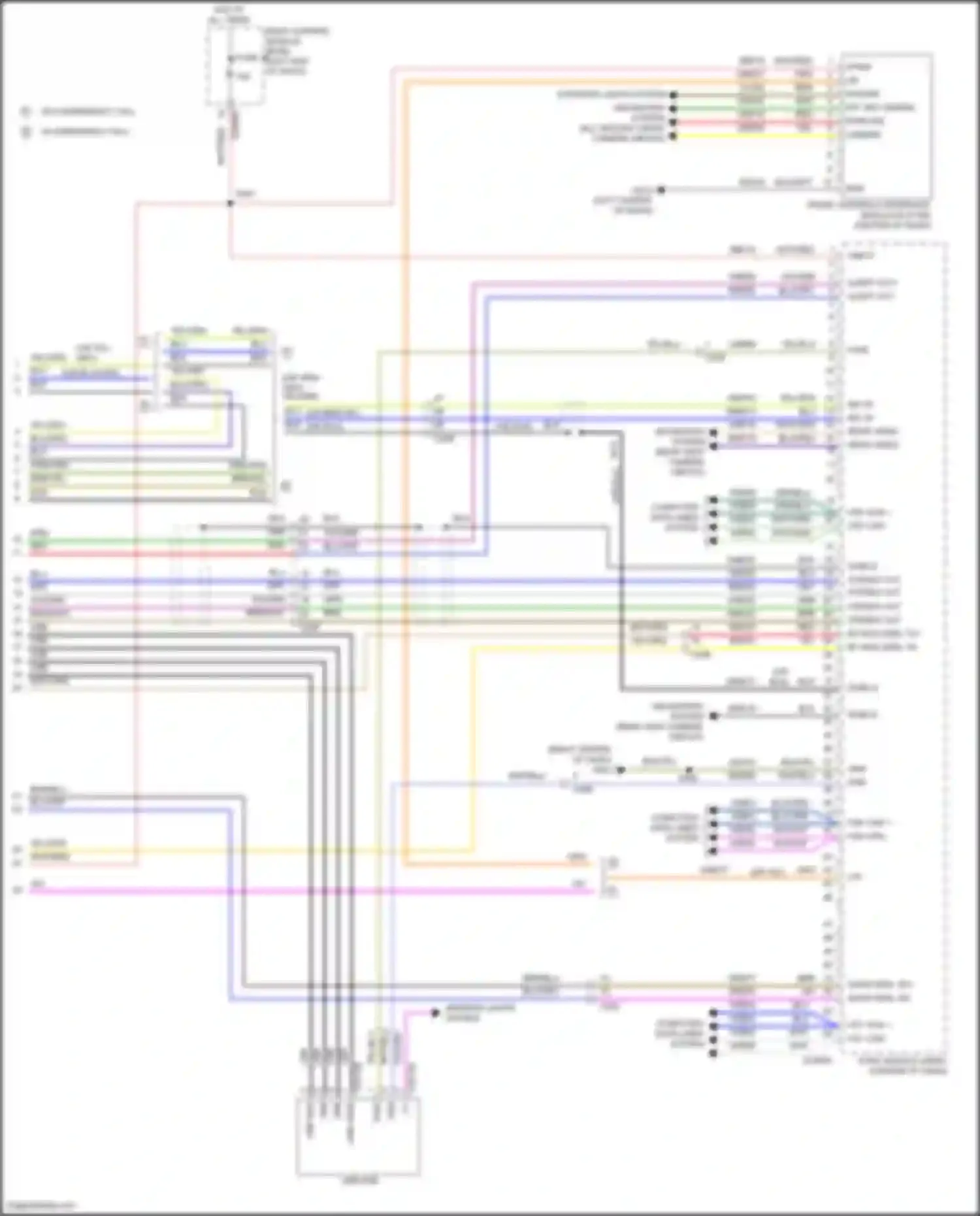 Explorer Ford VI (2019-2024): Navigation circuit, 6 speakers (4 of 4)
