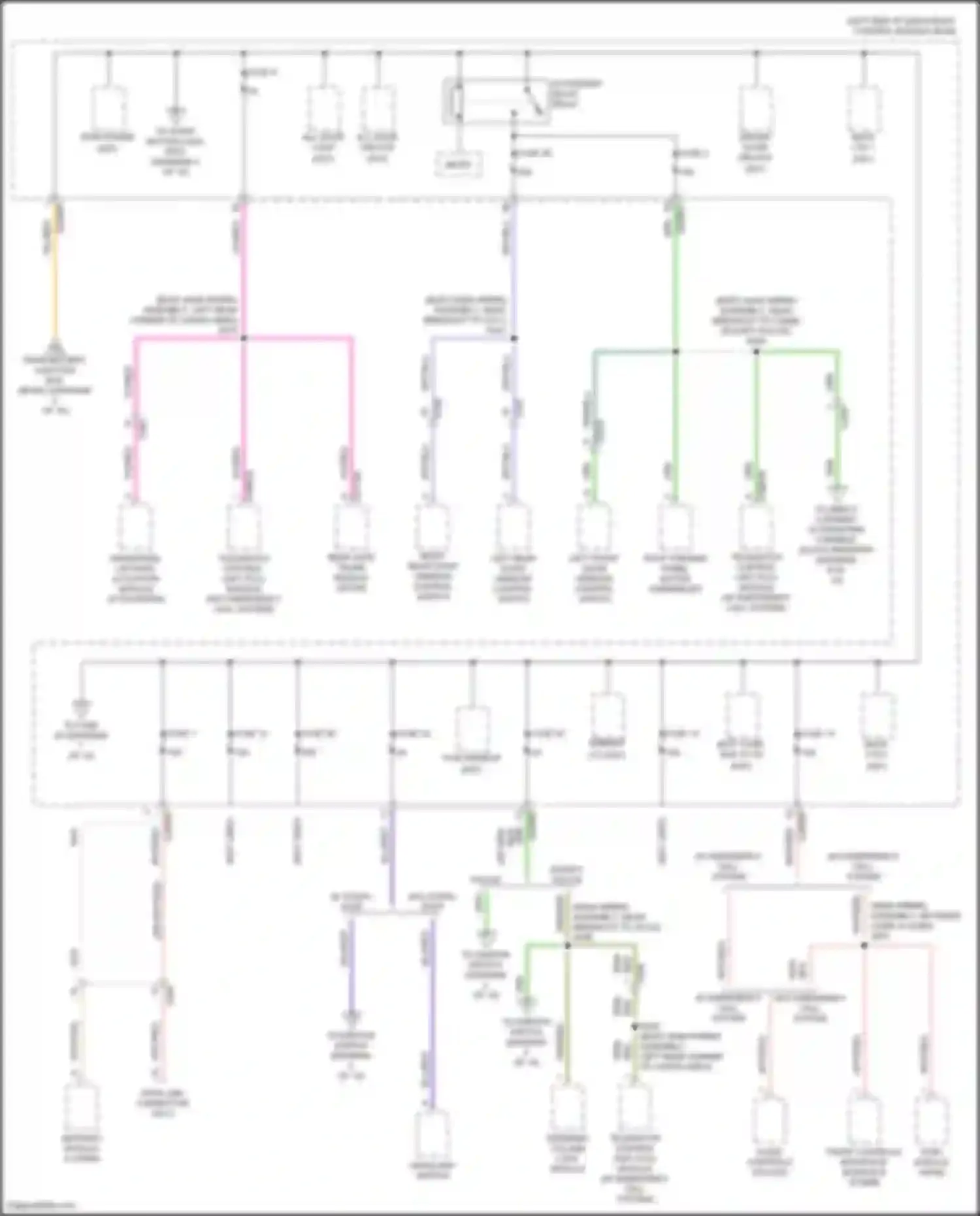 Explorer Ford VI (2019-2024): Power distribution circuit (6 of 10)