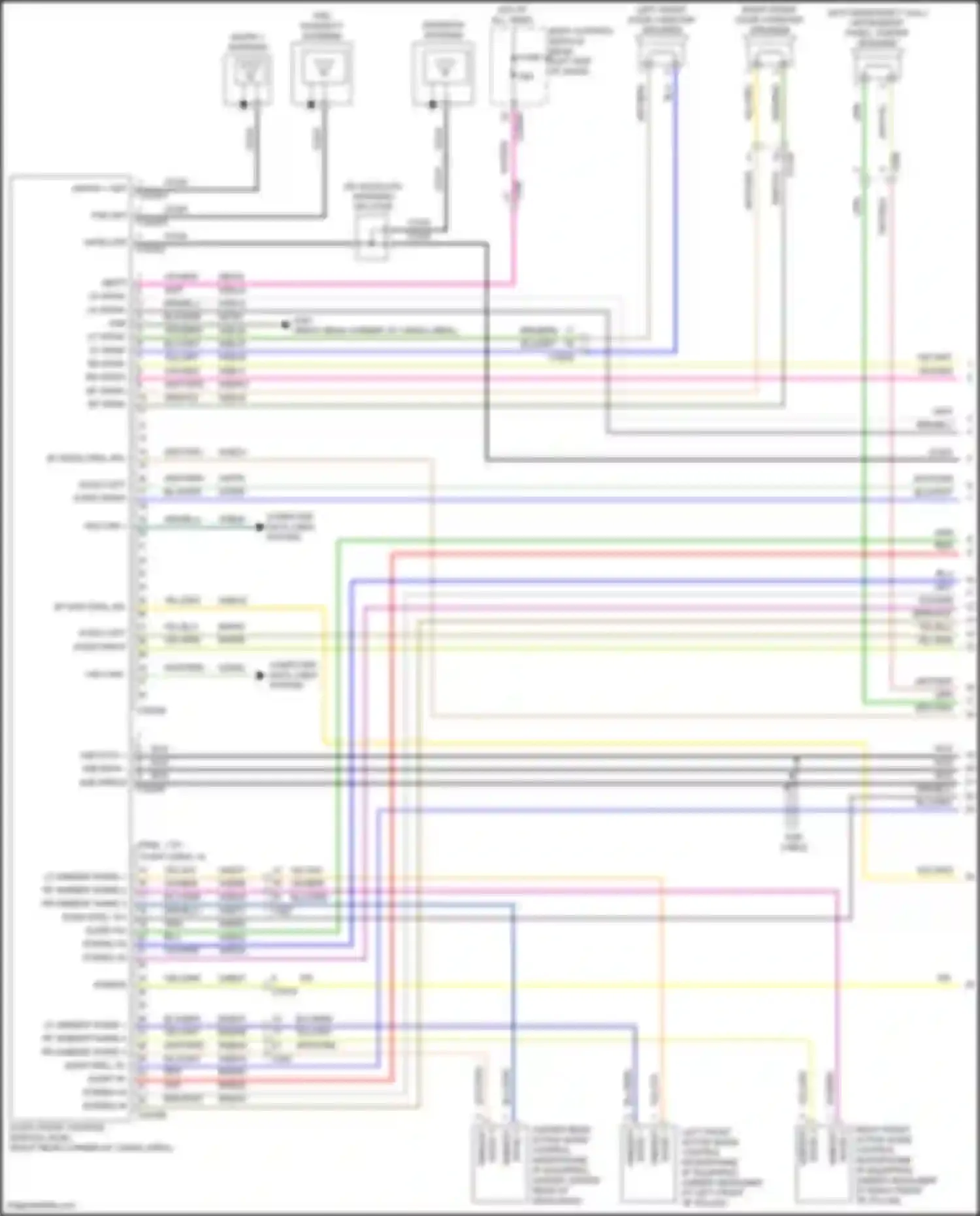 Explorer Ford VI (2019-2024): Sync radio circuit, 12 & 14 speakers (1 of 5)