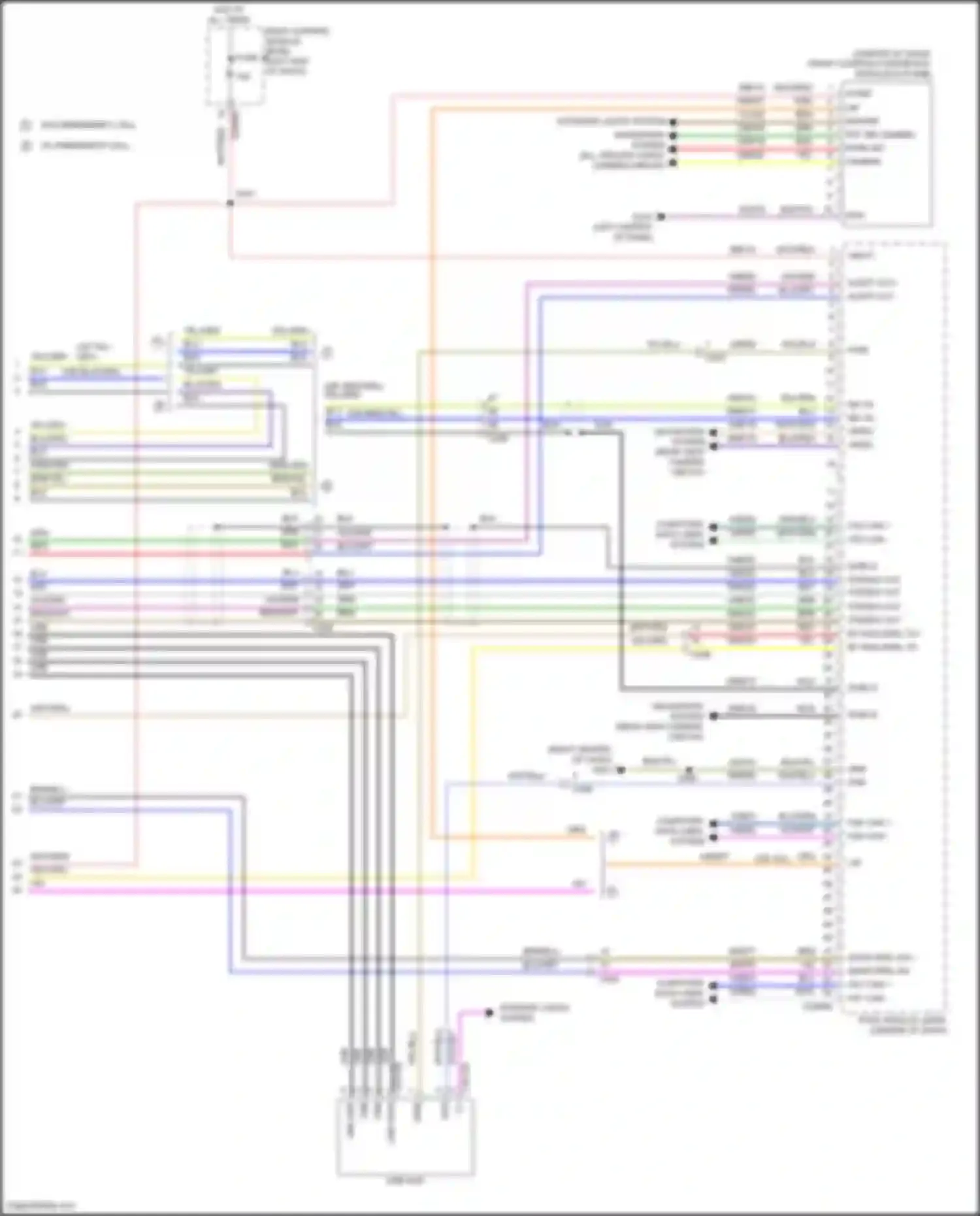Explorer Ford VI (2019-2024): Sync radio circuit, 12 & 14 speakers (5 of 5)