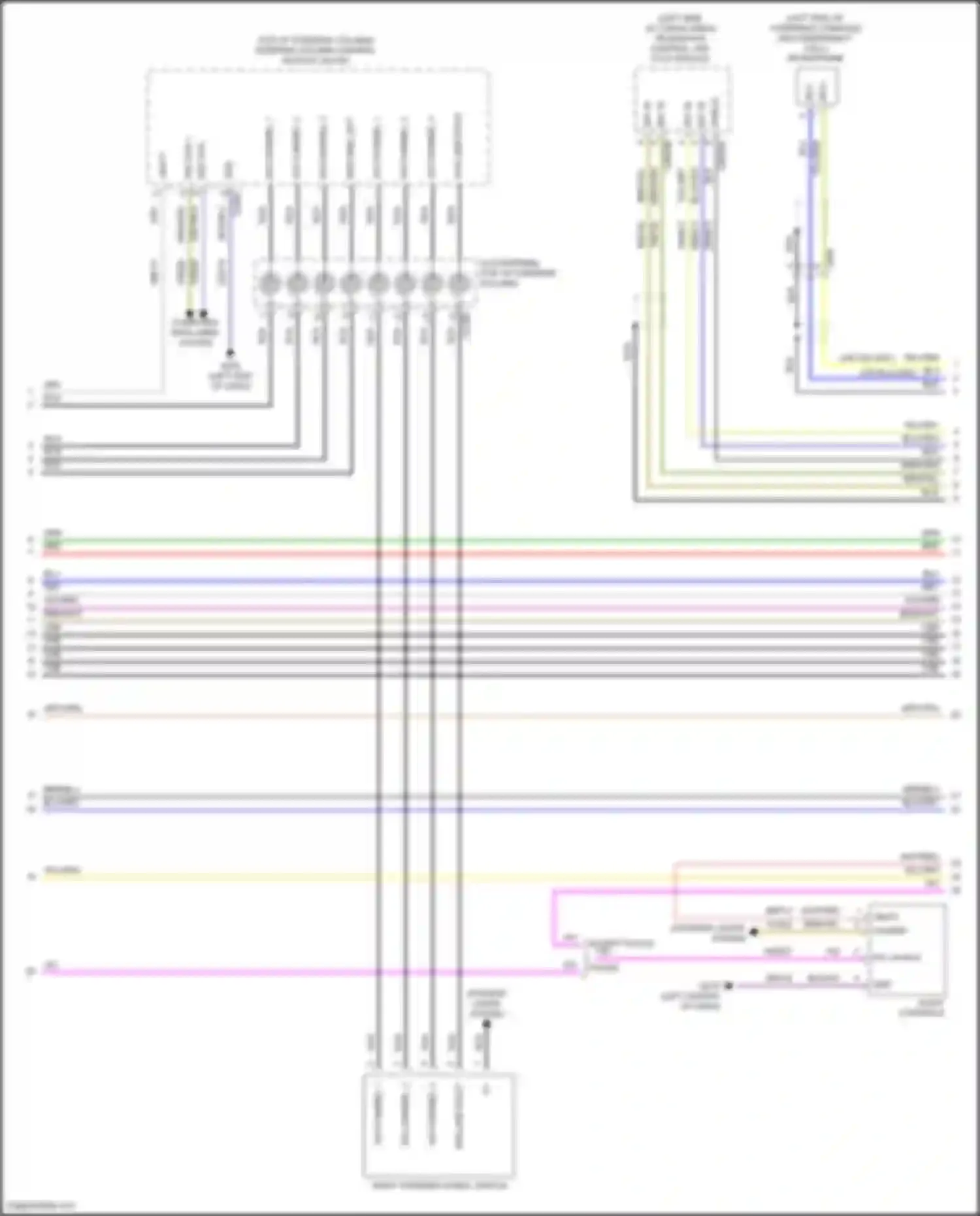 Explorer Ford VI (2019-2024): Sync radio circuit, 4 speakers (3 of 4)
