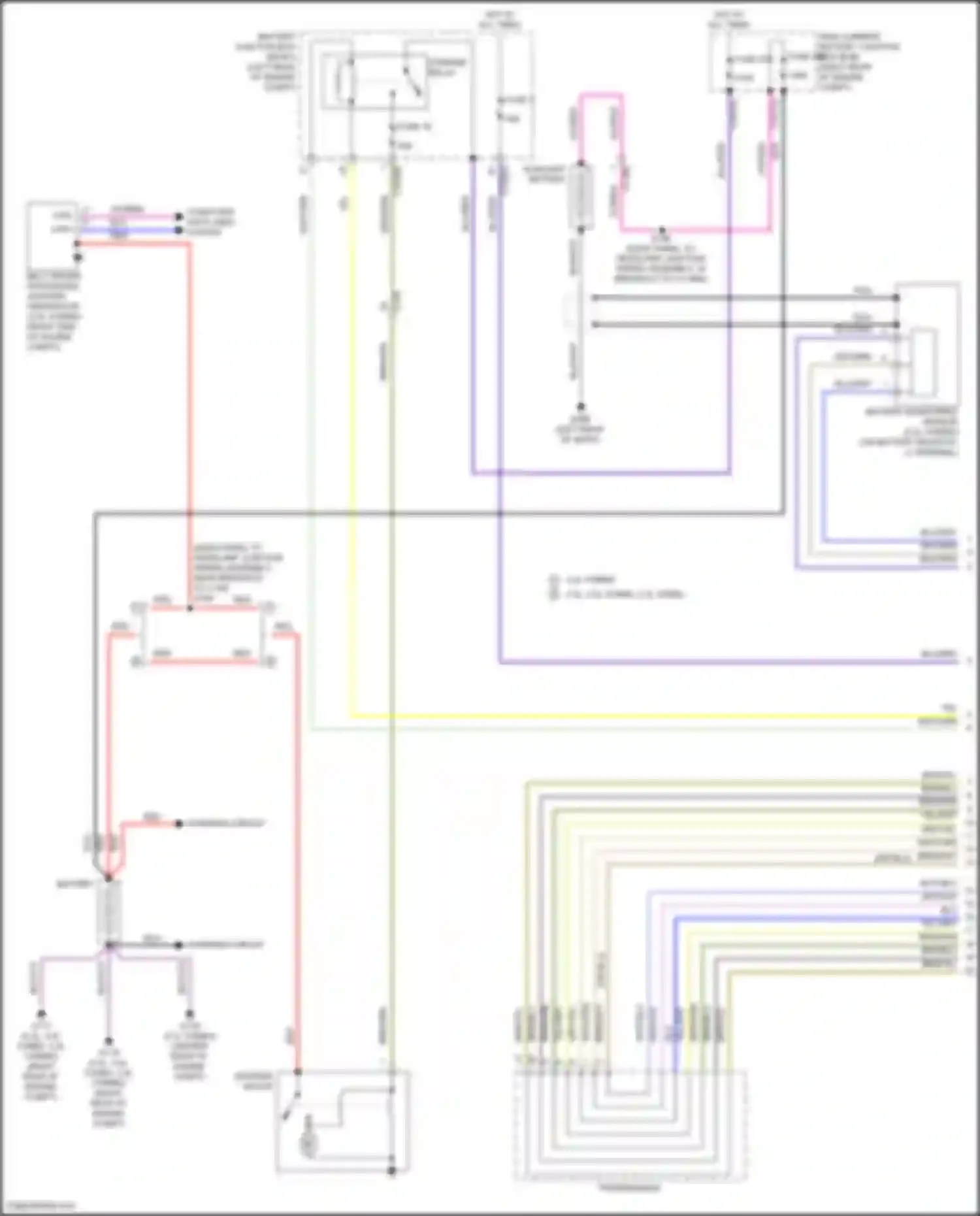 Explorer Ford VI (2019-2024): 3.3l hybrid, starting circuit (1 of 2)