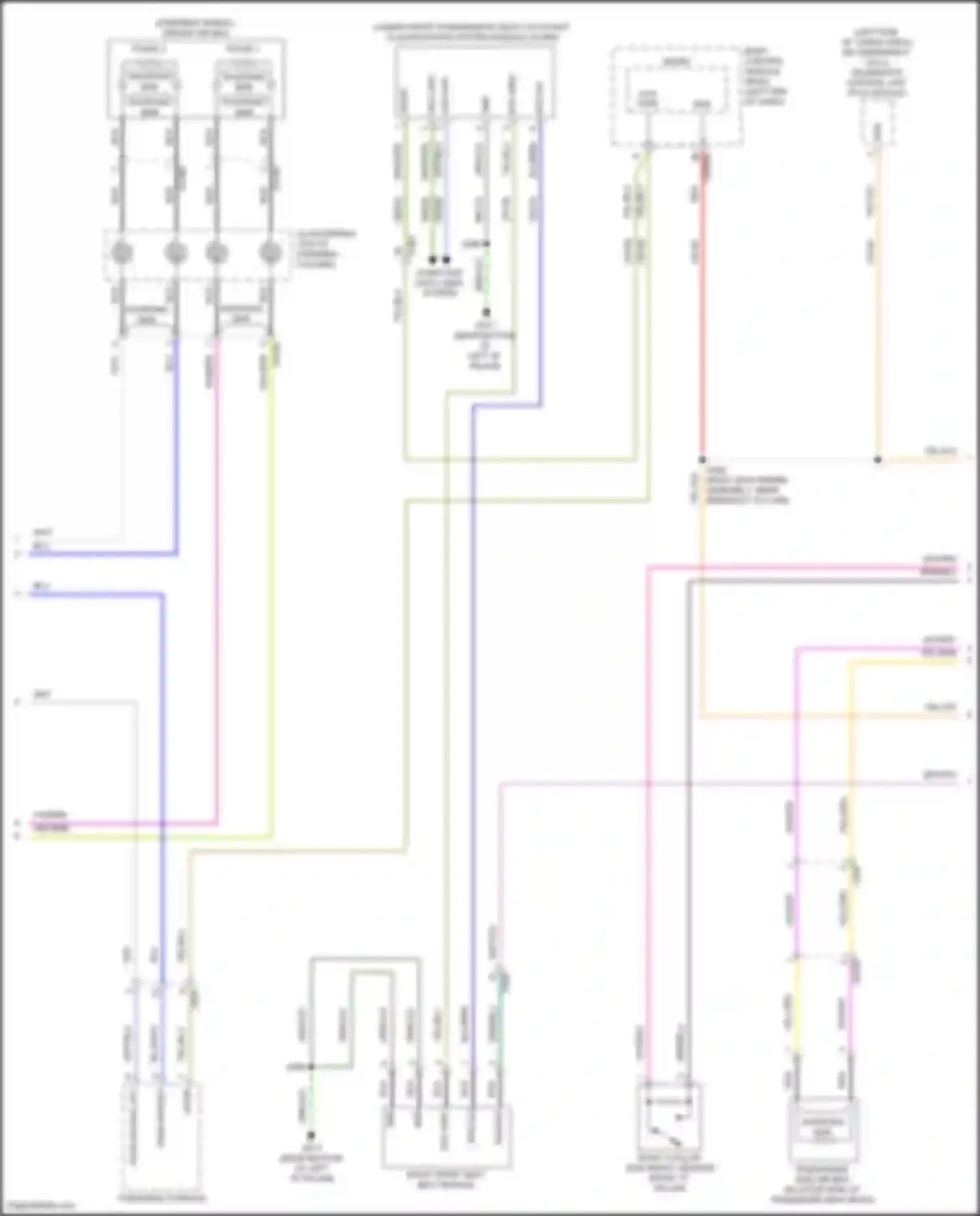 Explorer Ford VI (2019-2024): Supplemental restraints circuit (2 of 5)