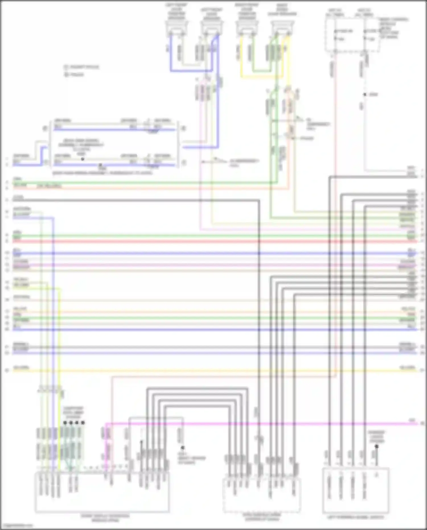 Wiring diagram a/d channel 3 for Ford Explorer VI (2019-2024) (9 of 13)