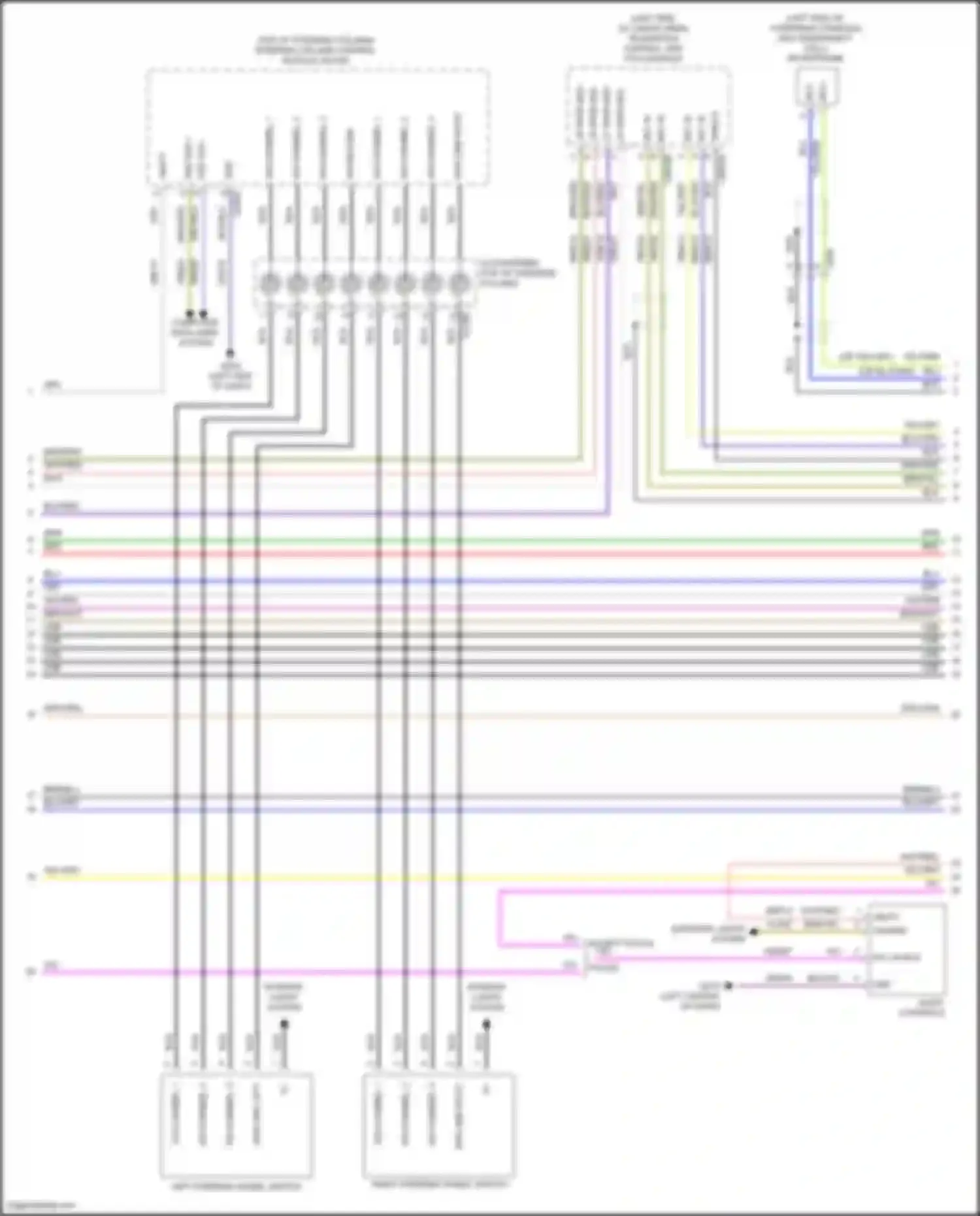 Wiring diagram a/d return for Ford Explorer VI (2019-2024) (3 of 5)