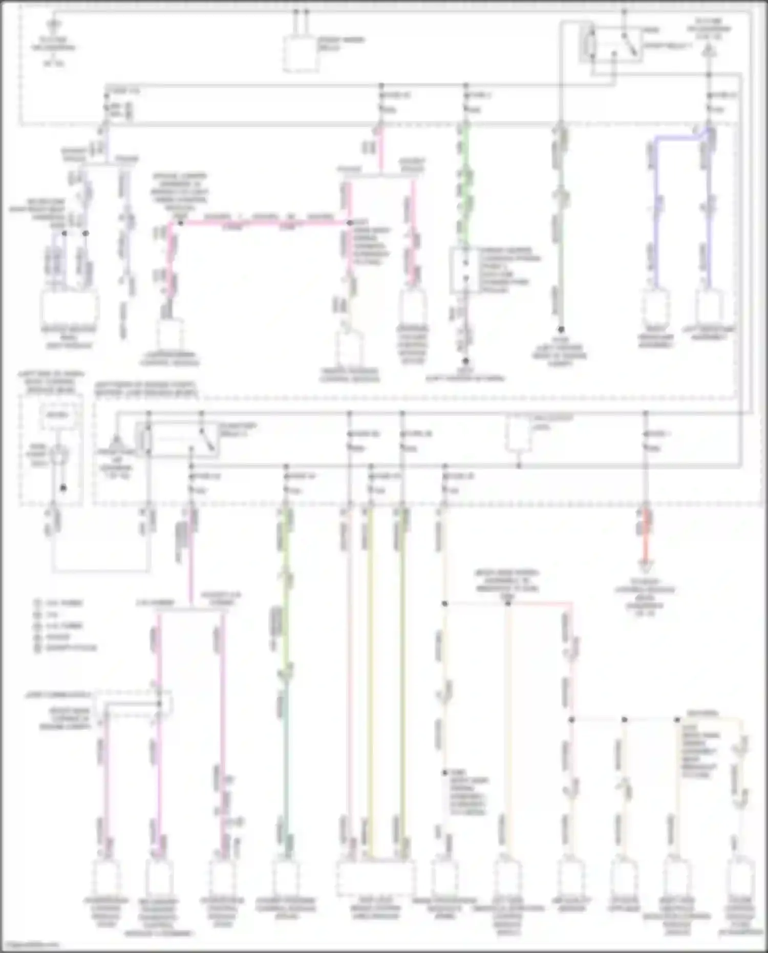 Wiring diagram air quality sensor for Ford Explorer VI (2019-2024) (3 of 3)