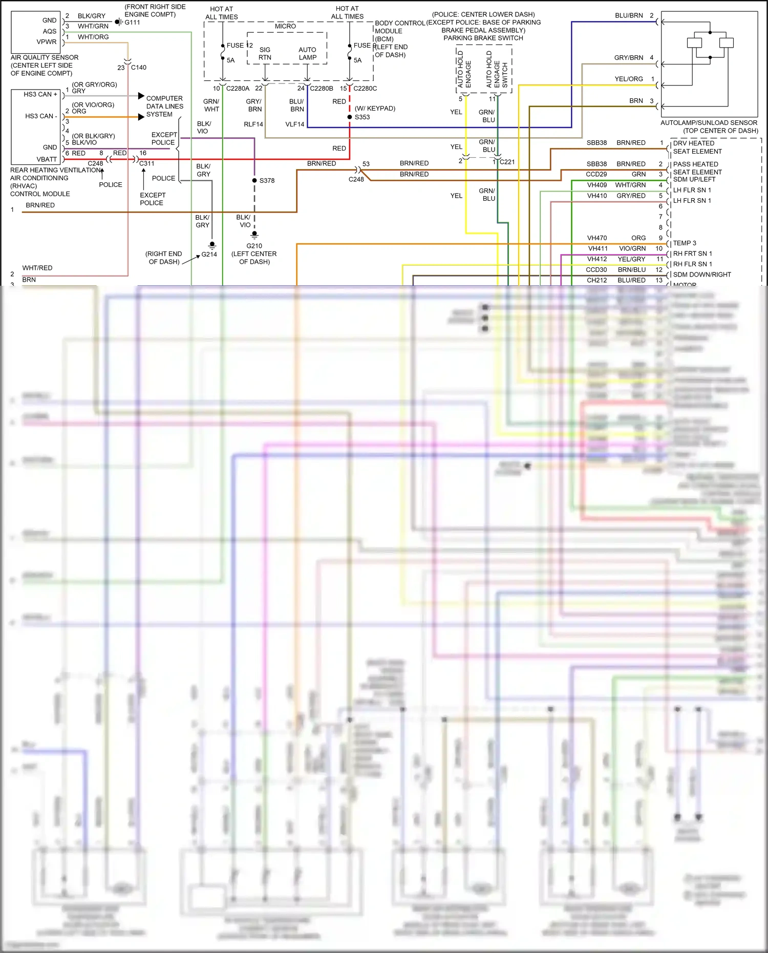 Wiring diagram blk/gry for Ford Explorer VI (2019-2024) (33 of 73)