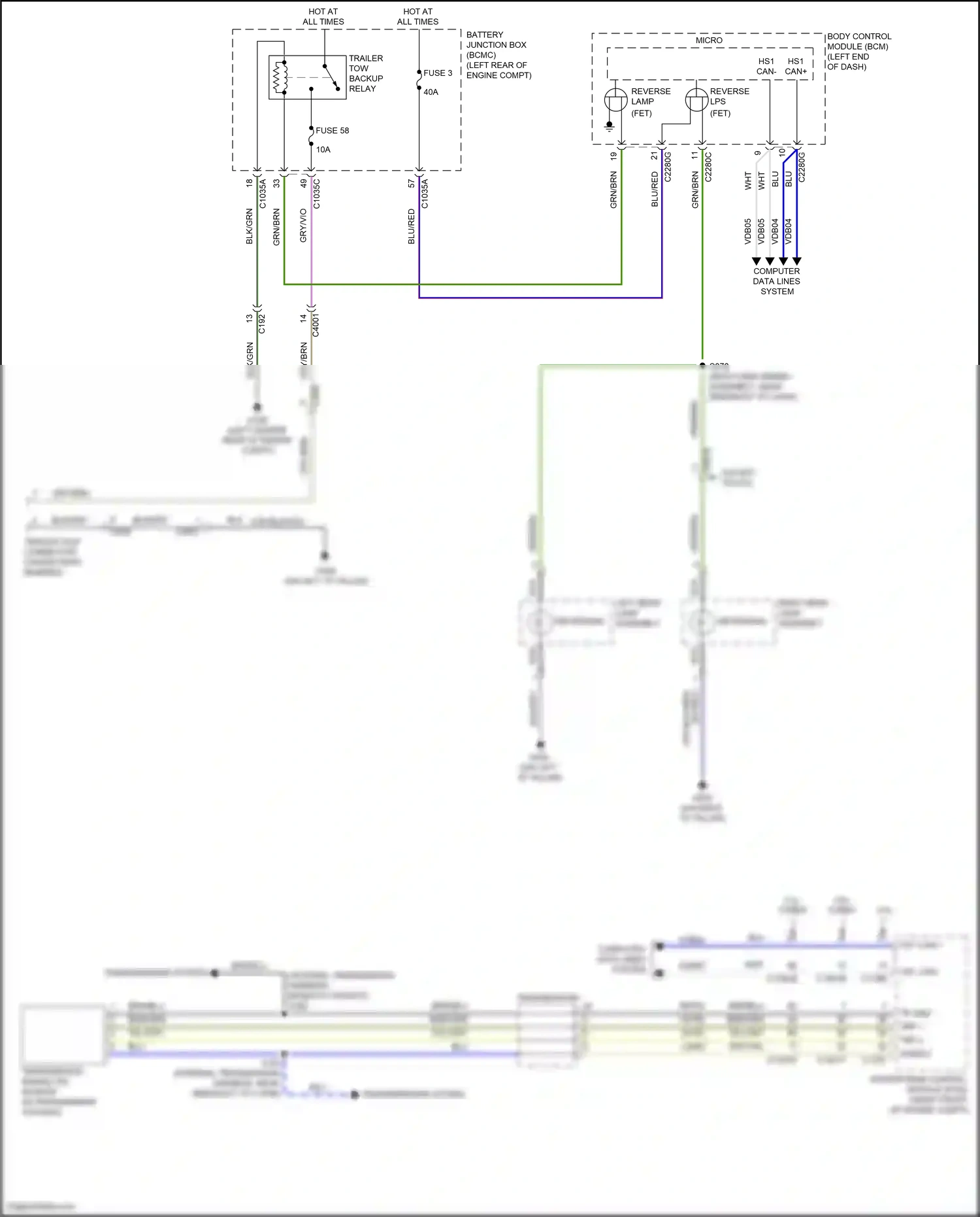 Wiring diagram blk/gry for Ford Explorer VI (2019-2024) (41 of 73)