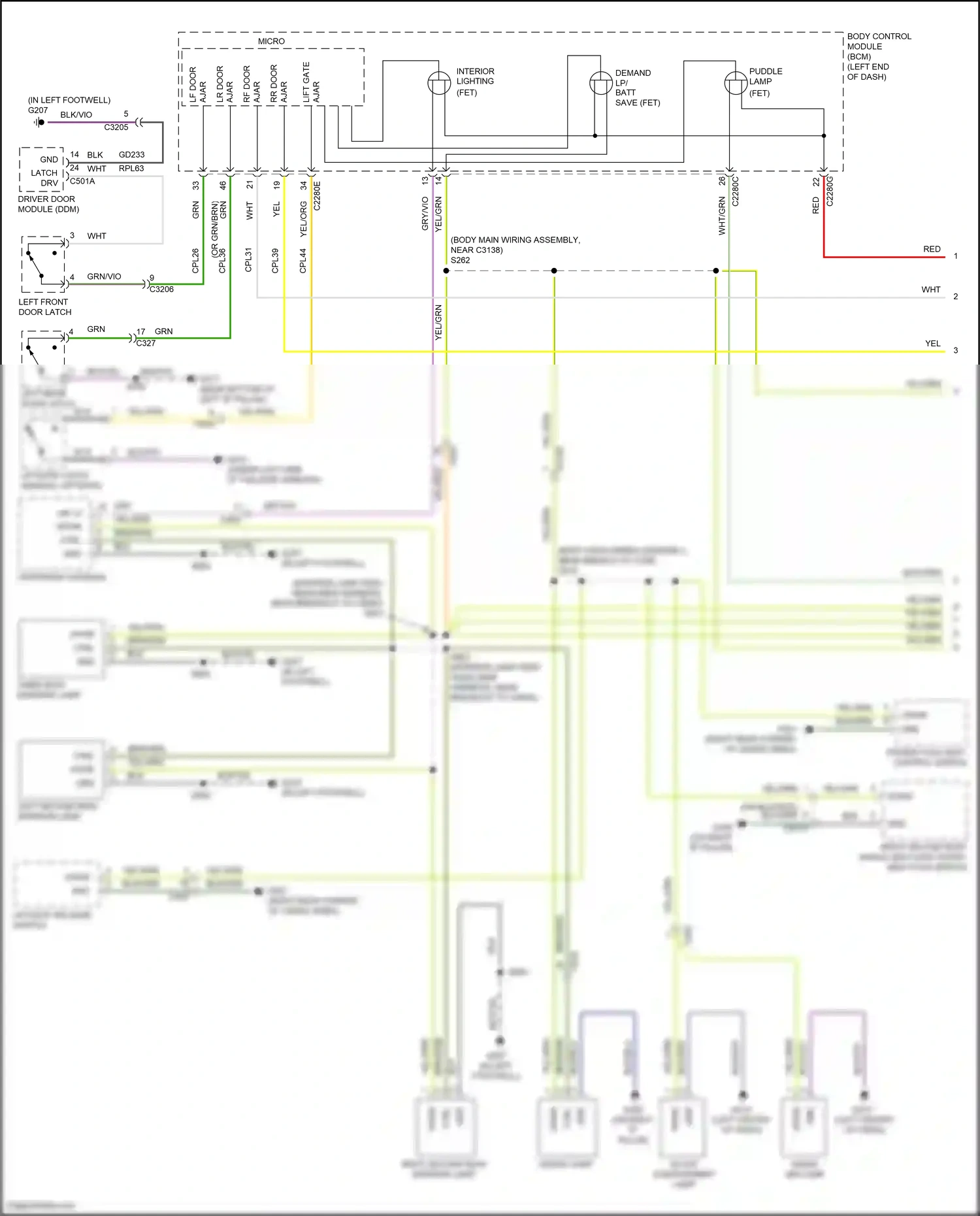 Wiring diagram blk/gry for Ford Explorer VI (2019-2024) (43 of 73)
