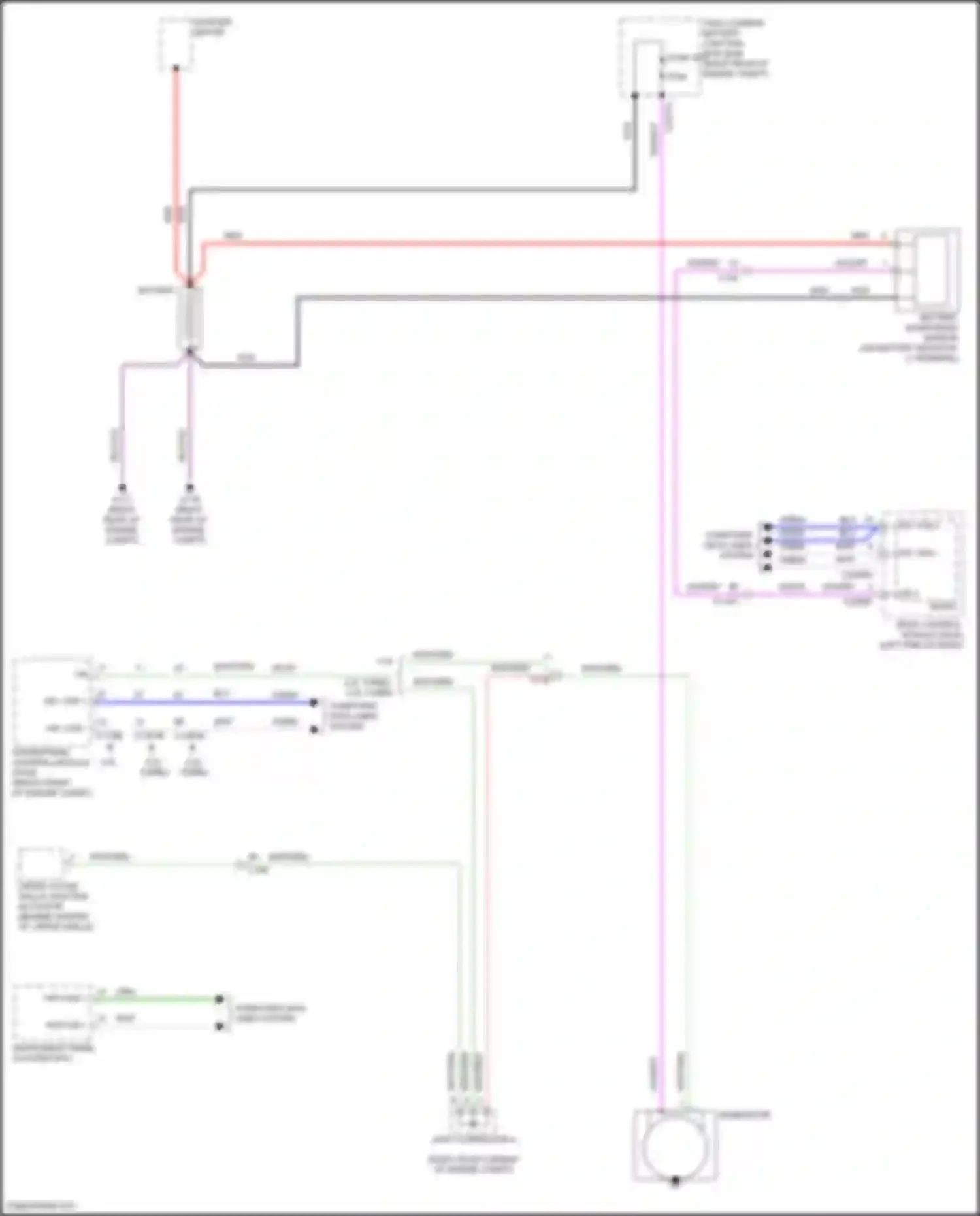 Wiring diagram blk/vio for Ford Explorer VI (2019-2024) (73 of 81)