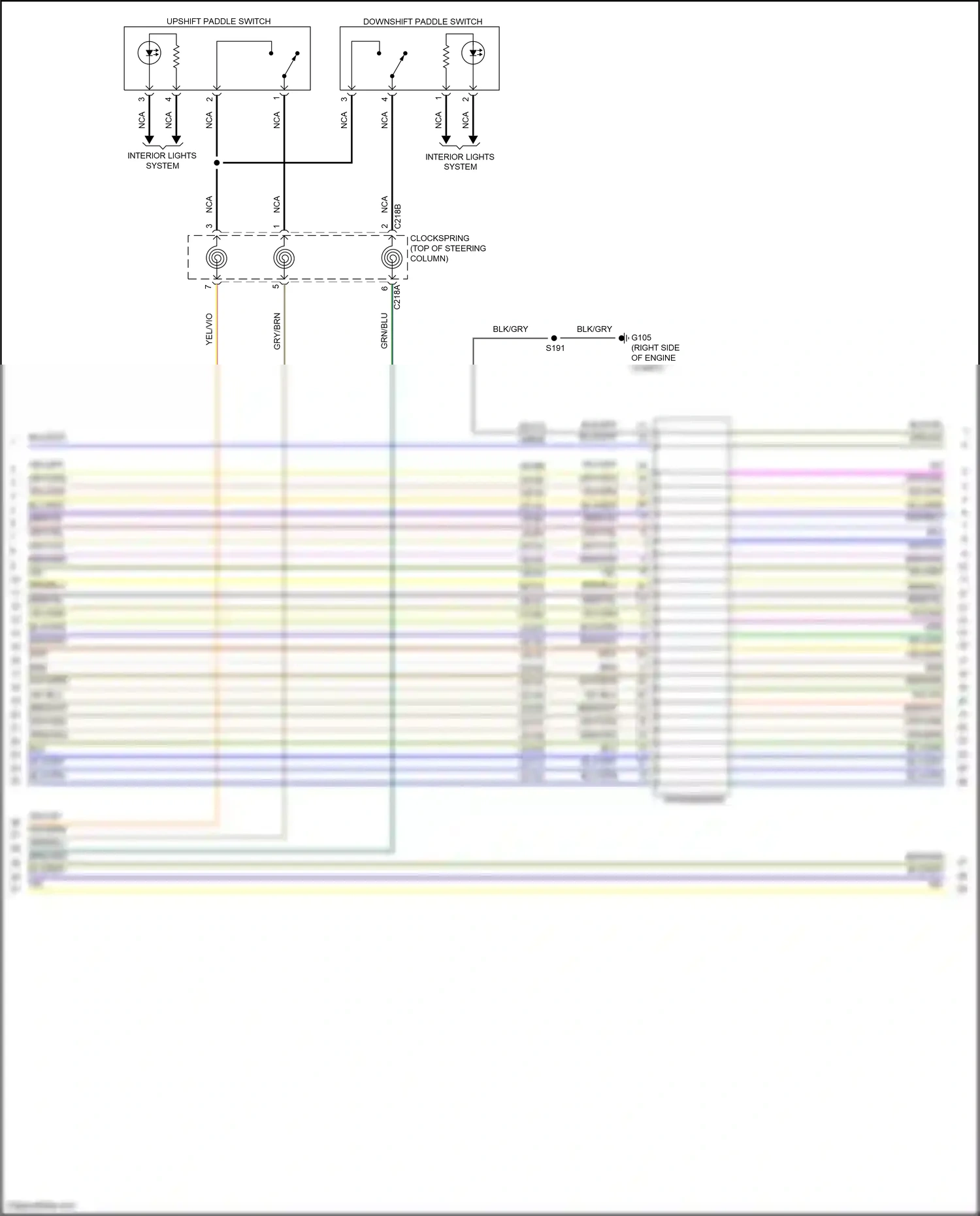 Wiring diagram blk/yel for Ford Explorer VI (2019-2024) (32 of 36)