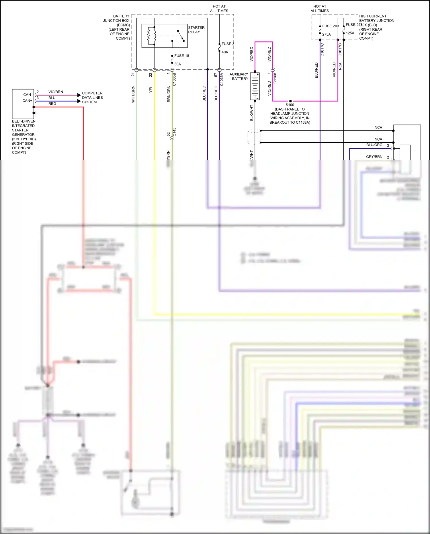 Wiring diagram blu for Ford Explorer VI (2019-2024) (152 of 160)