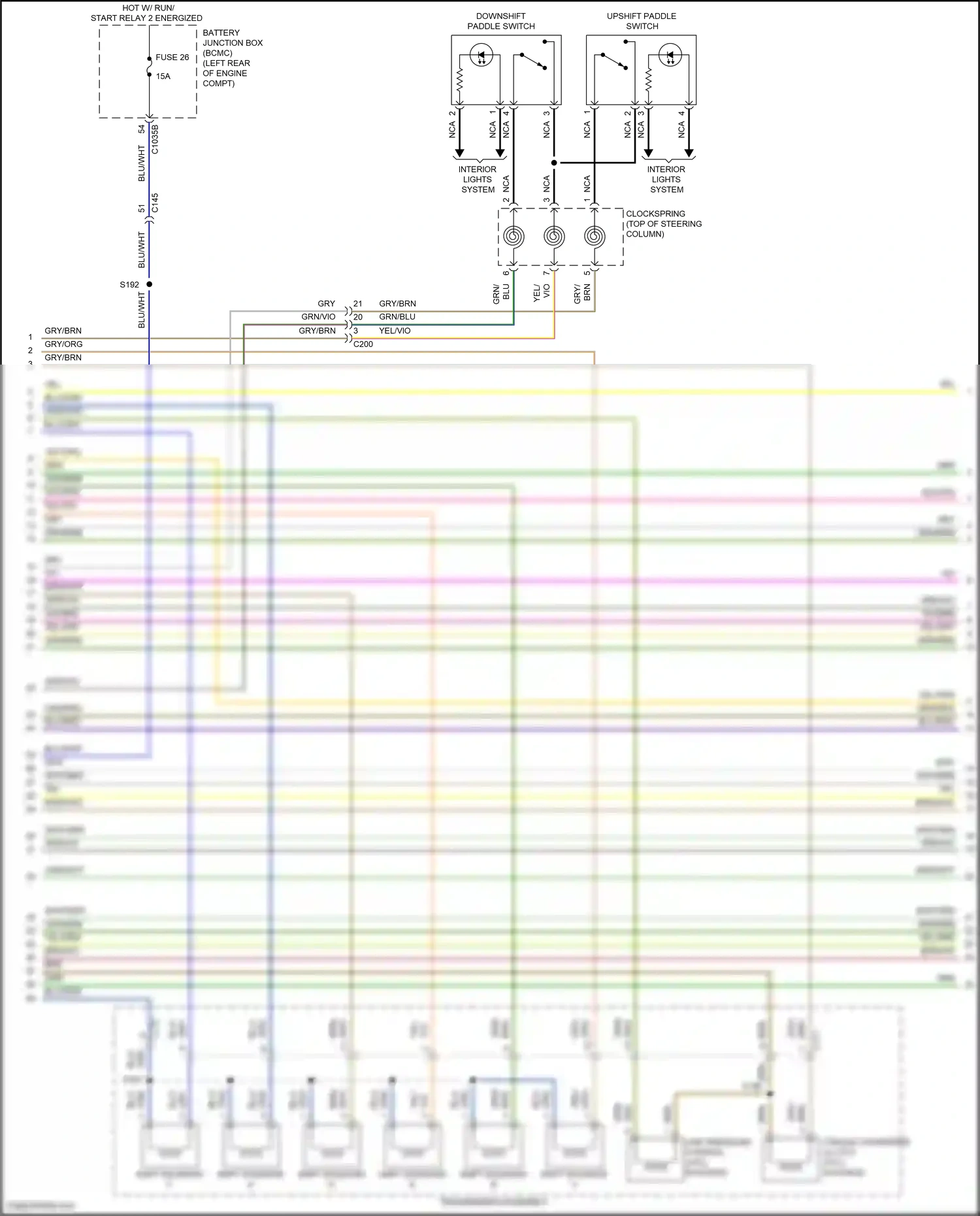 Wiring diagram blu/wht for Ford Explorer VI (2019-2024) (76 of 87)