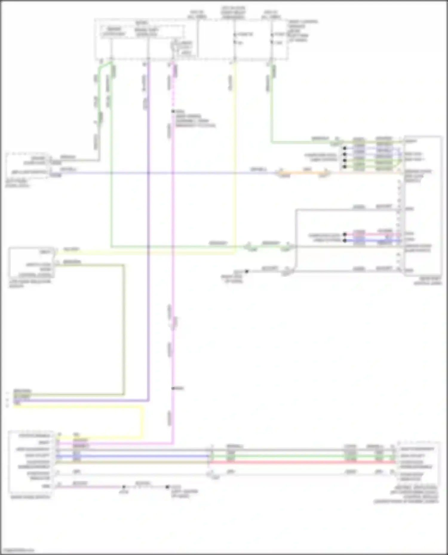 Wiring diagram brake shift interlock for Ford Explorer VI (2019-2024) (3 of 7)