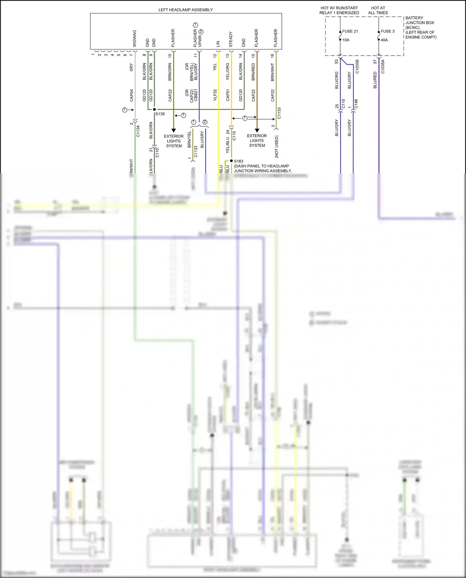 Wiring diagram brn for Ford Explorer VI (2019-2024) (37 of 103)