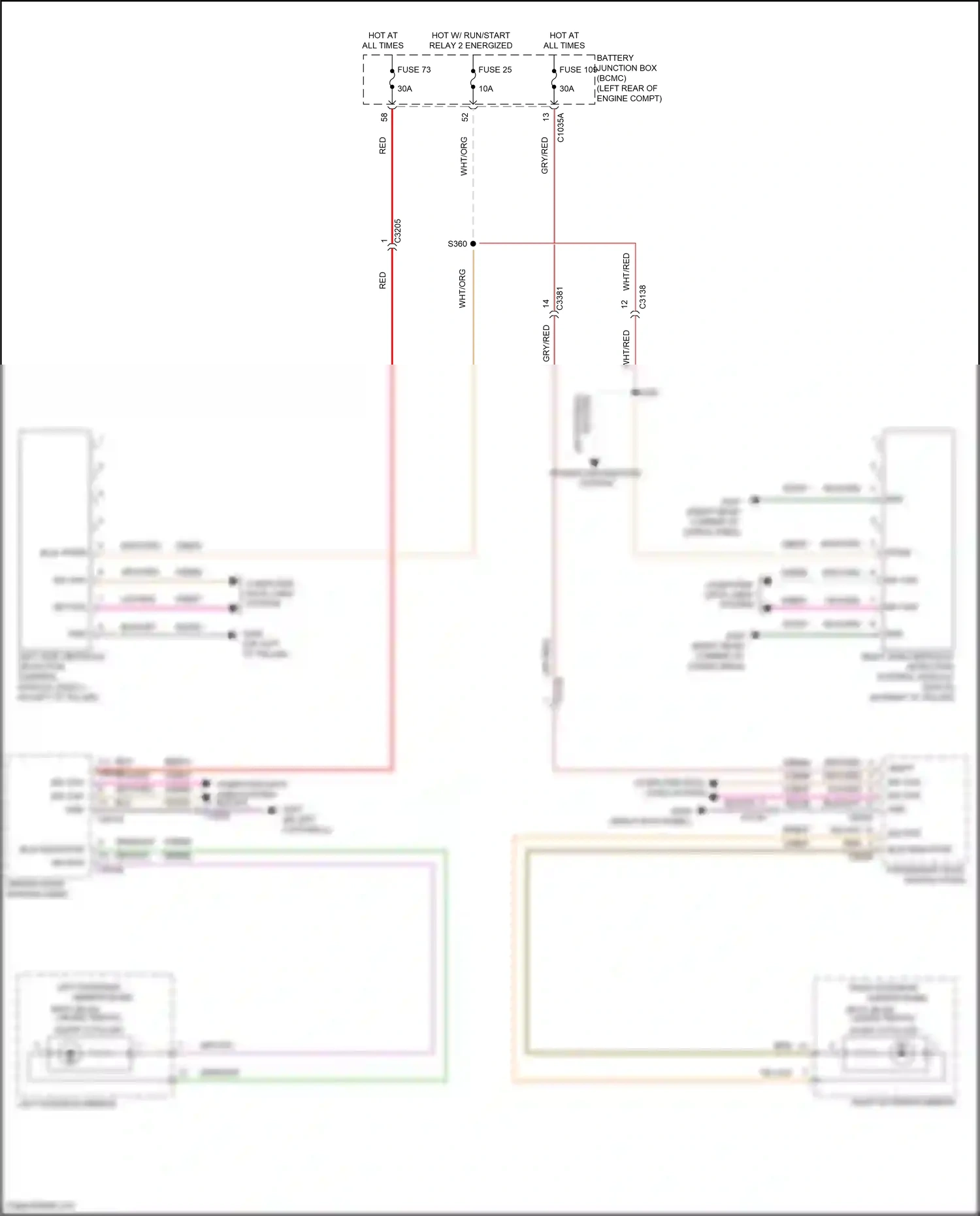 Wiring diagram brn for Ford Explorer VI (2019-2024) (52 of 103)