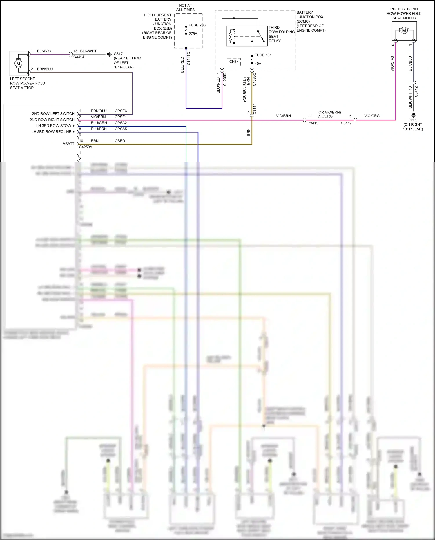 Wiring diagram brn/blu for Ford Explorer VI (2019-2024) (49 of 101)