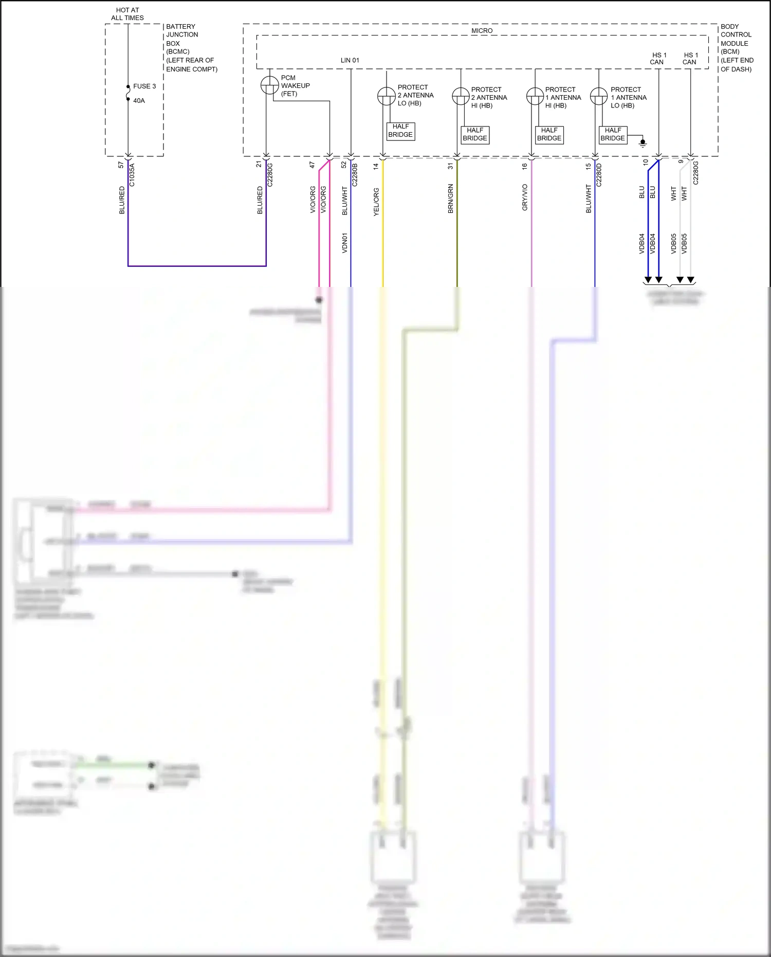 Wiring diagram brn/grn for Ford Explorer VI (2019-2024) (5 of 93)